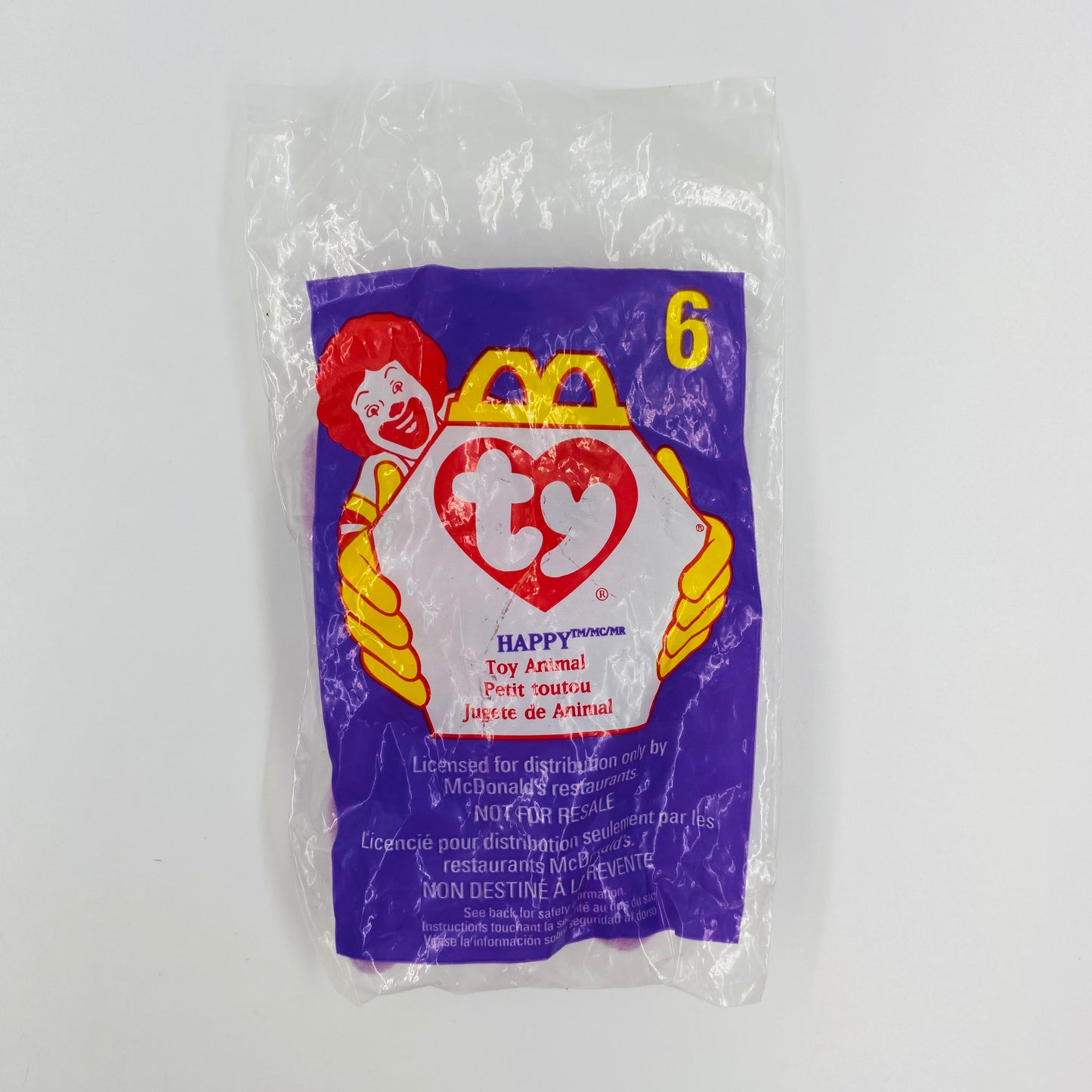 Teenie Beanie Babies complete set of 12 McDonald's Happy Meal bean bag plush toy animals (1998) bagged