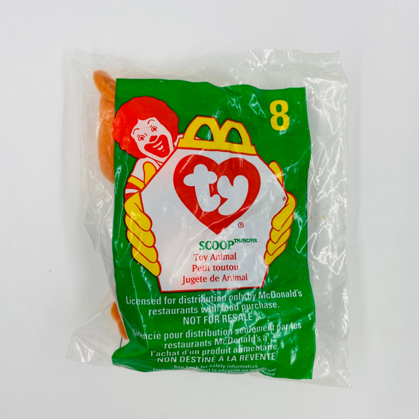 Teenie Beanie Babies complete set of 12 McDonald's Happy Meal bean bag plush toy animals (1998) bagged