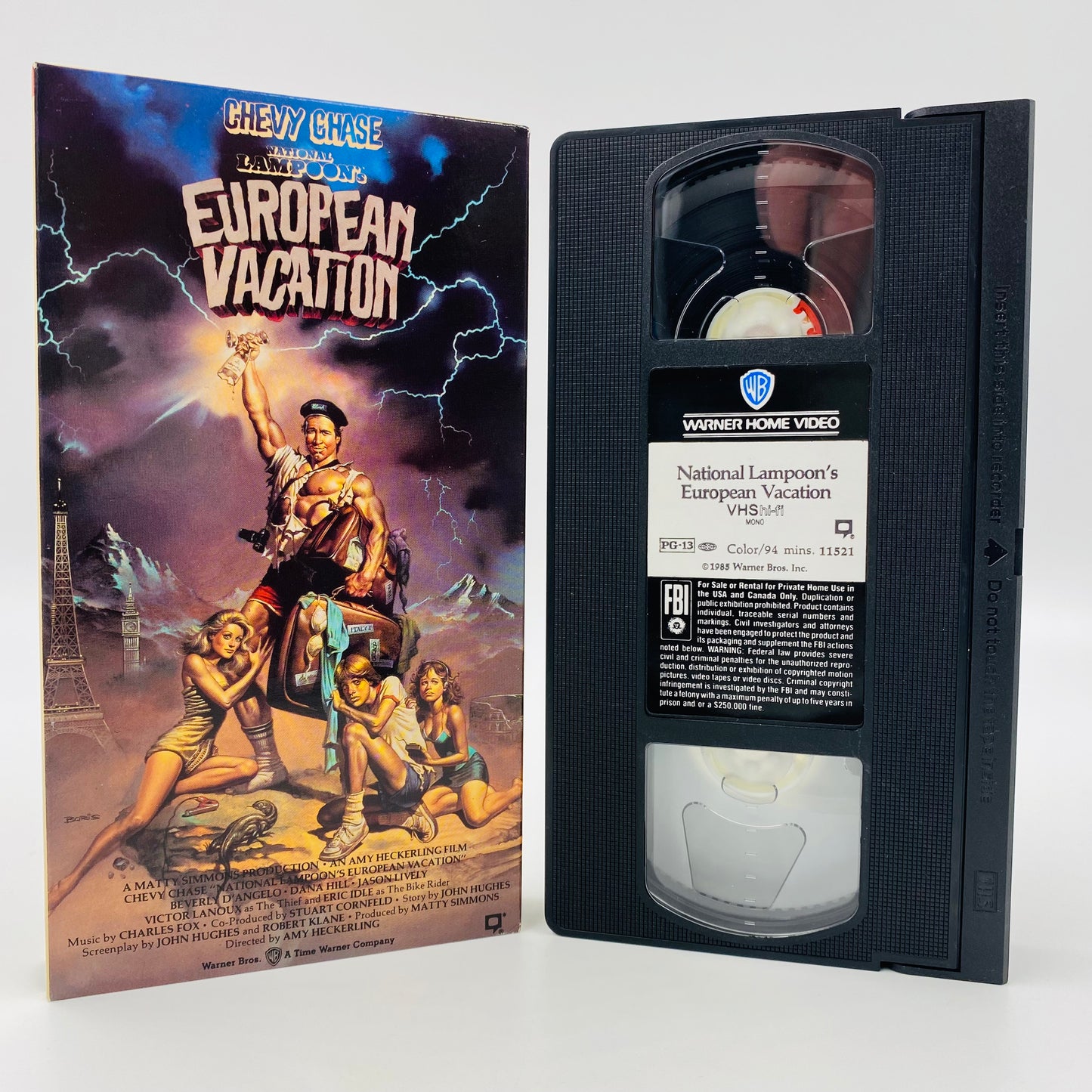 Vacation, European Vacation & Christmas Vacation VHS tape box set (1991) Warner Home Video