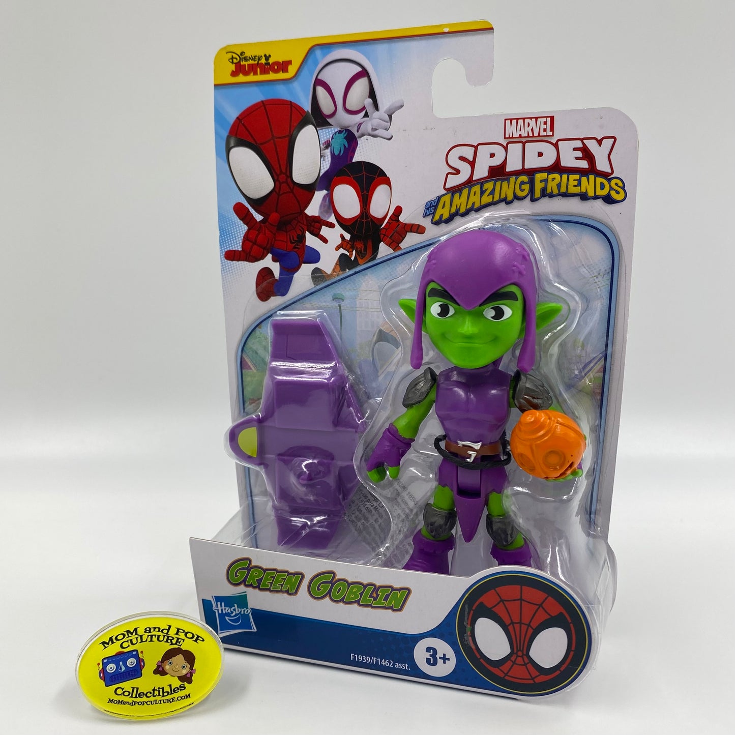Spidey and his Amazing Friends Green Goblin carded 4” action figure (2021) Hasbro