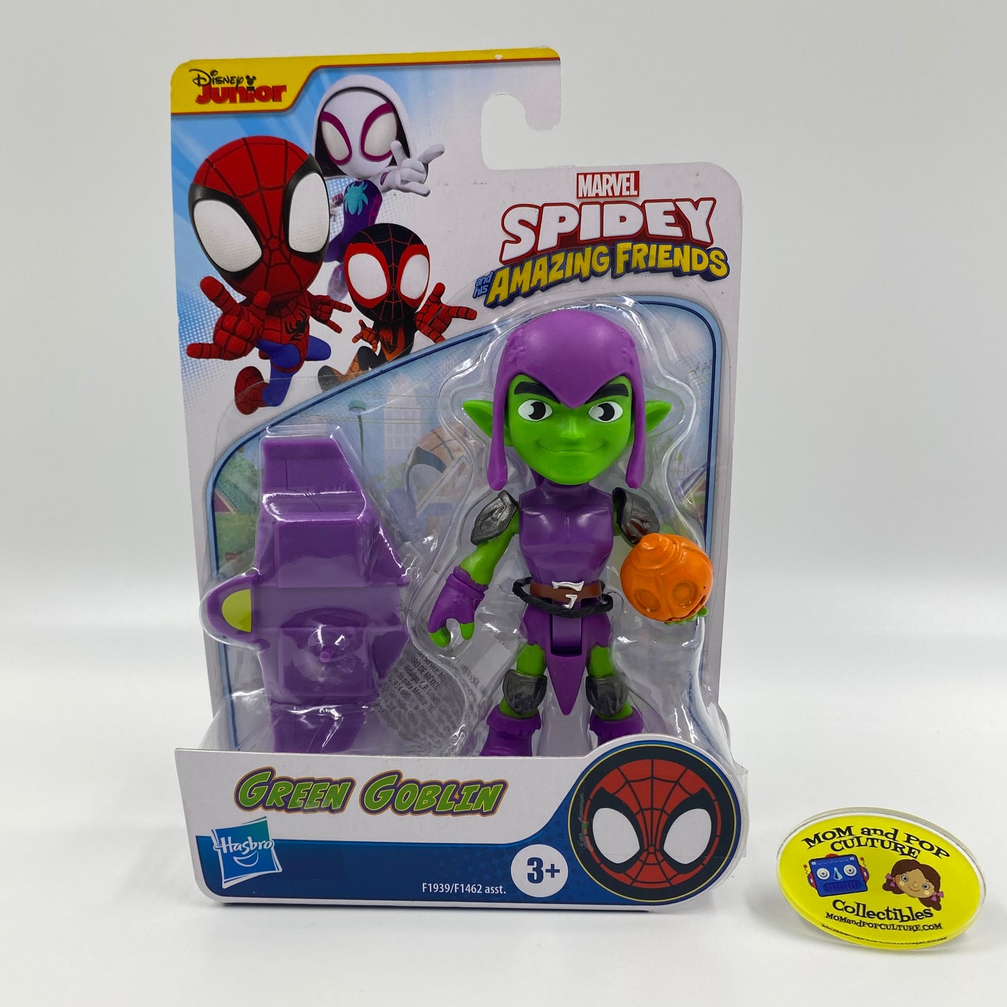 Spidey and his Amazing Friends Green Goblin carded 4” action figure (2021) Hasbro
