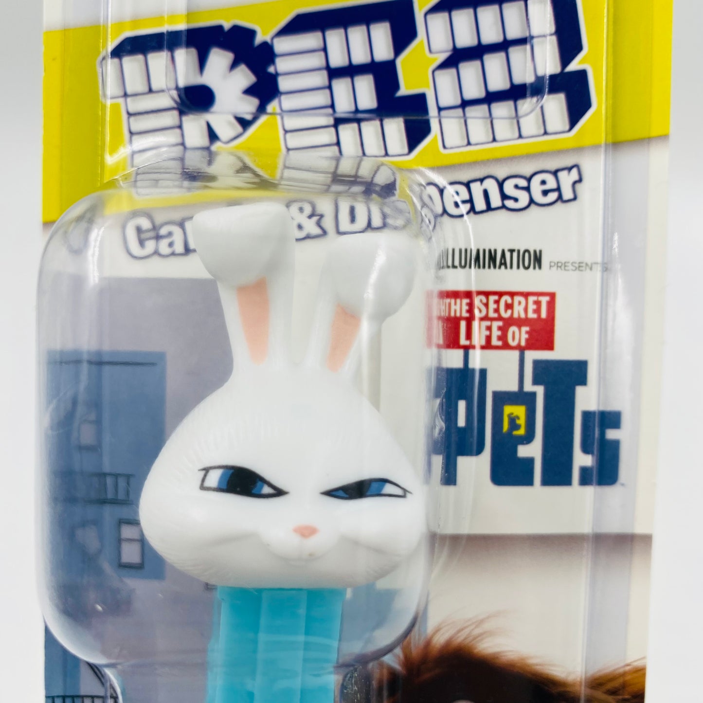 Secret Life of Pets Snowball PEZ dispenser (2016) carded 7.5 China