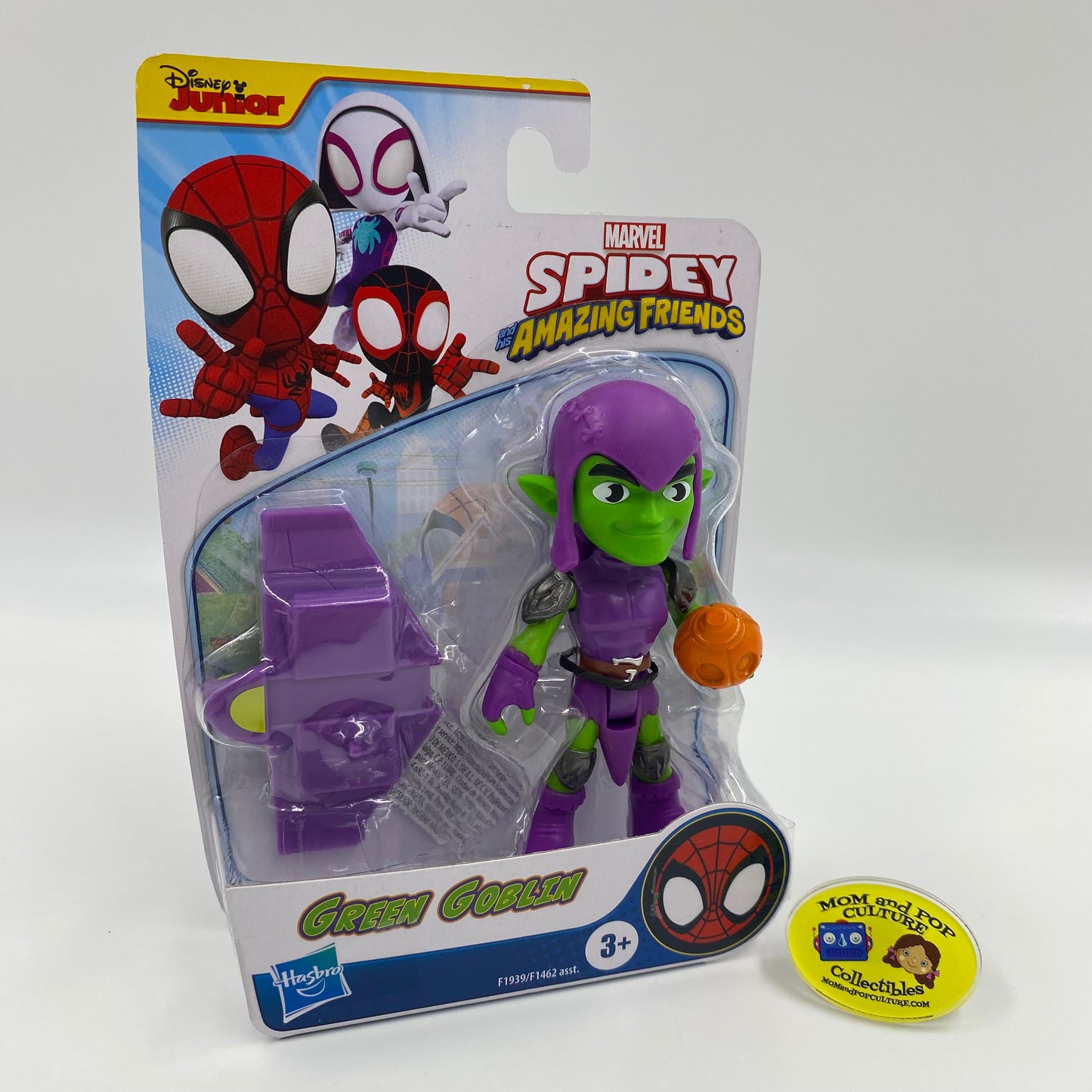 Spidey and his Amazing Friends Green Goblin carded 4” action figure (2021) Hasbro