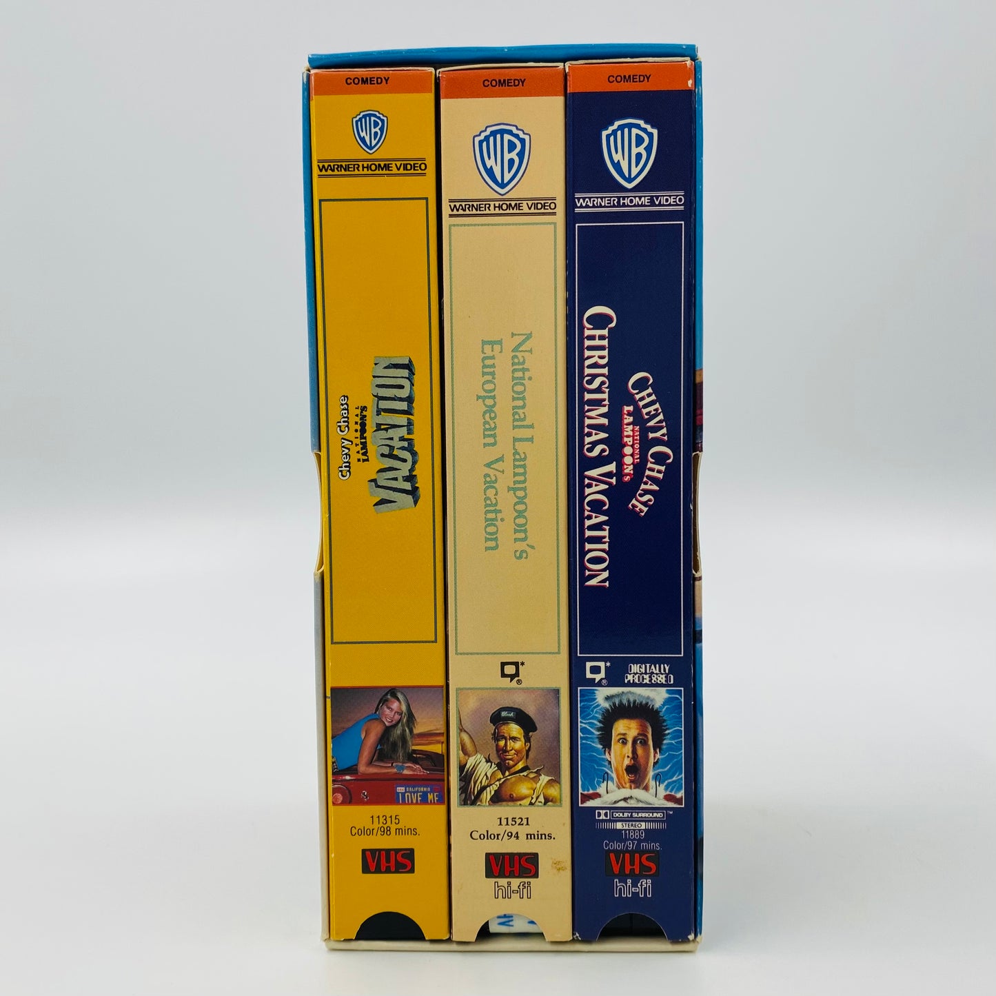 Vacation, European Vacation & Christmas Vacation VHS tape box set (1991) Warner Home Video