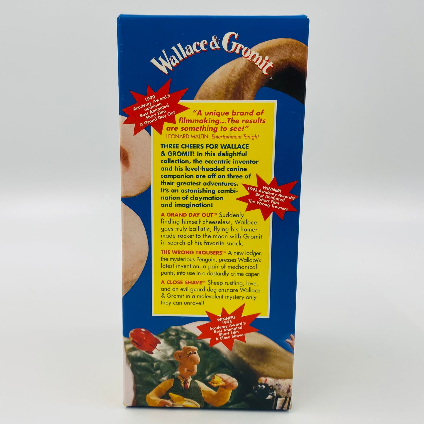 Wallace & Gromit VHS tape box set (1996) BBC Video & CBS/Fox Video