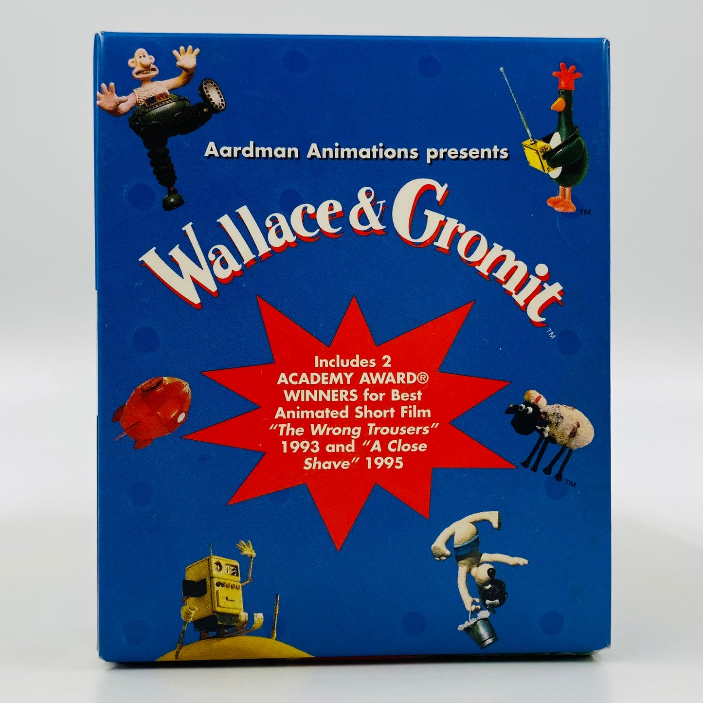 Wallace & Gromit VHS tape box set (1996) BBC Video & CBS/Fox Video