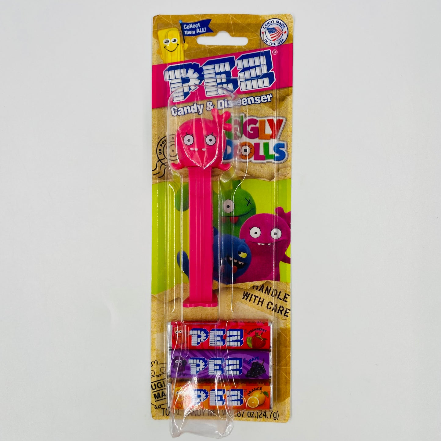 Ugly Dolls Moxy PEZ dispenser (2019) carded 7.5 China