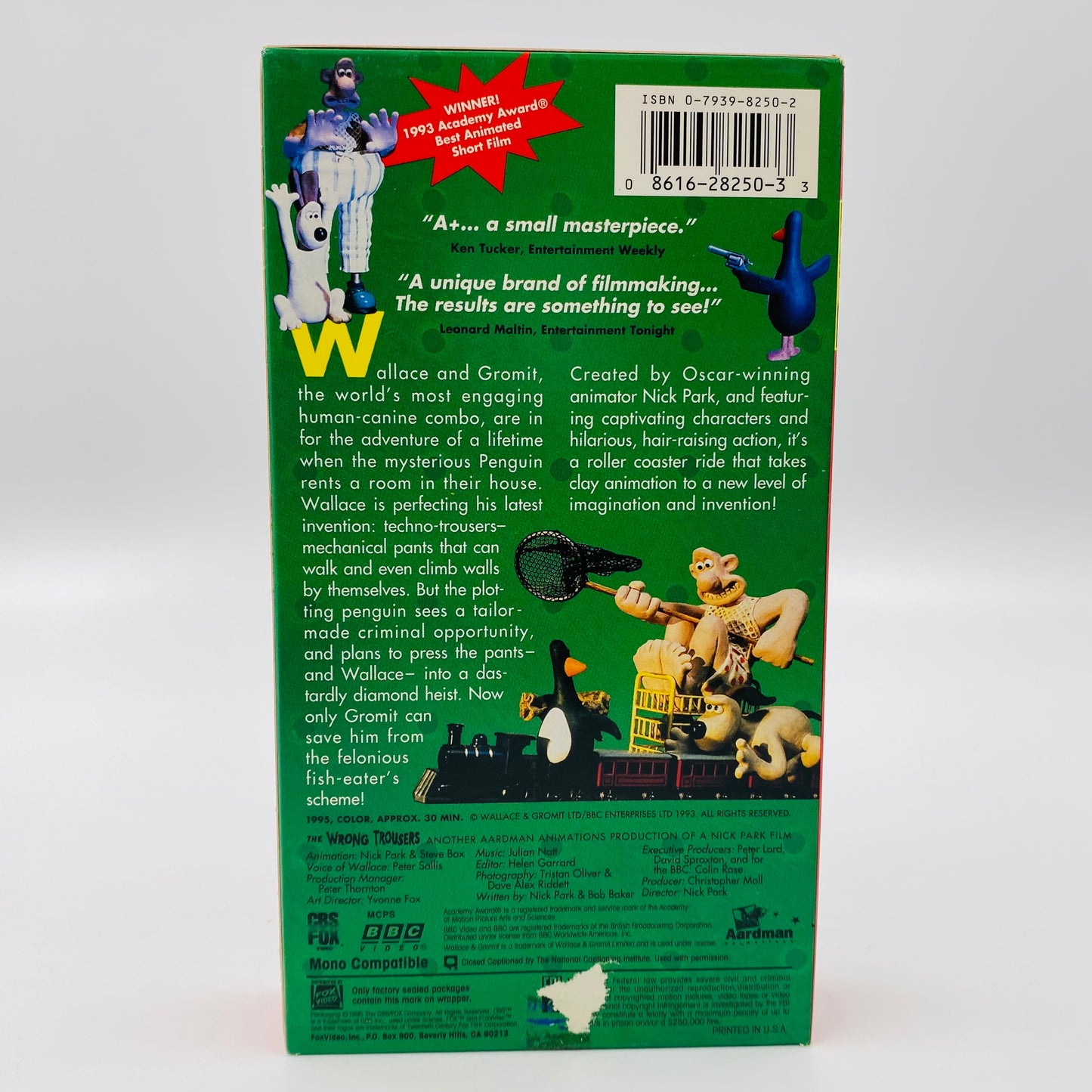 Wallace & Gromit VHS tape box set (1996) BBC Video & CBS/Fox Video