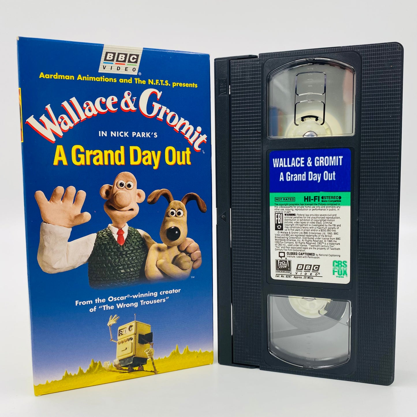Wallace & Gromit VHS tape box set (1996) BBC Video & CBS/Fox Video