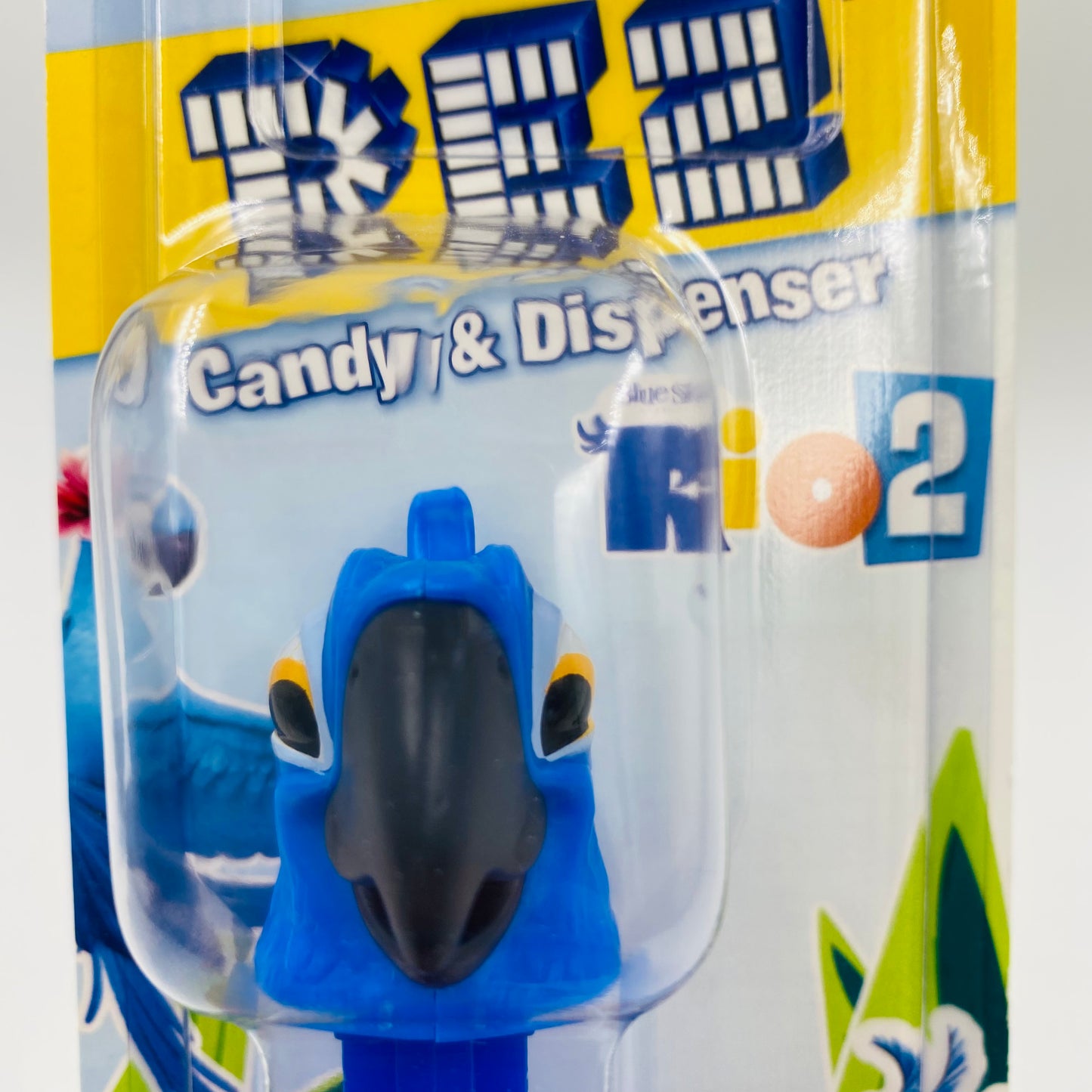 Rio 2 Blue PEZ dispenser (2014) carded 7.5 Hungary