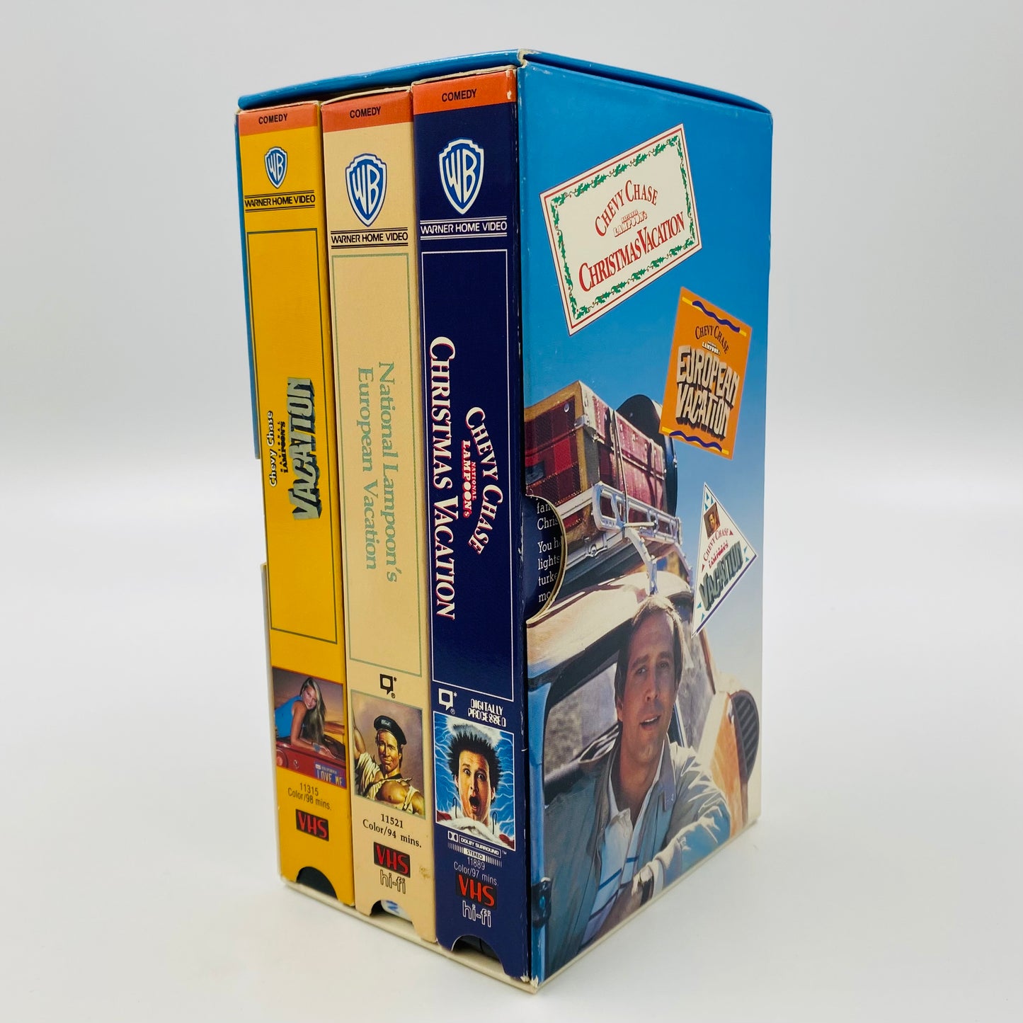 Vacation, European Vacation & Christmas Vacation VHS tape box set (1991) Warner Home Video