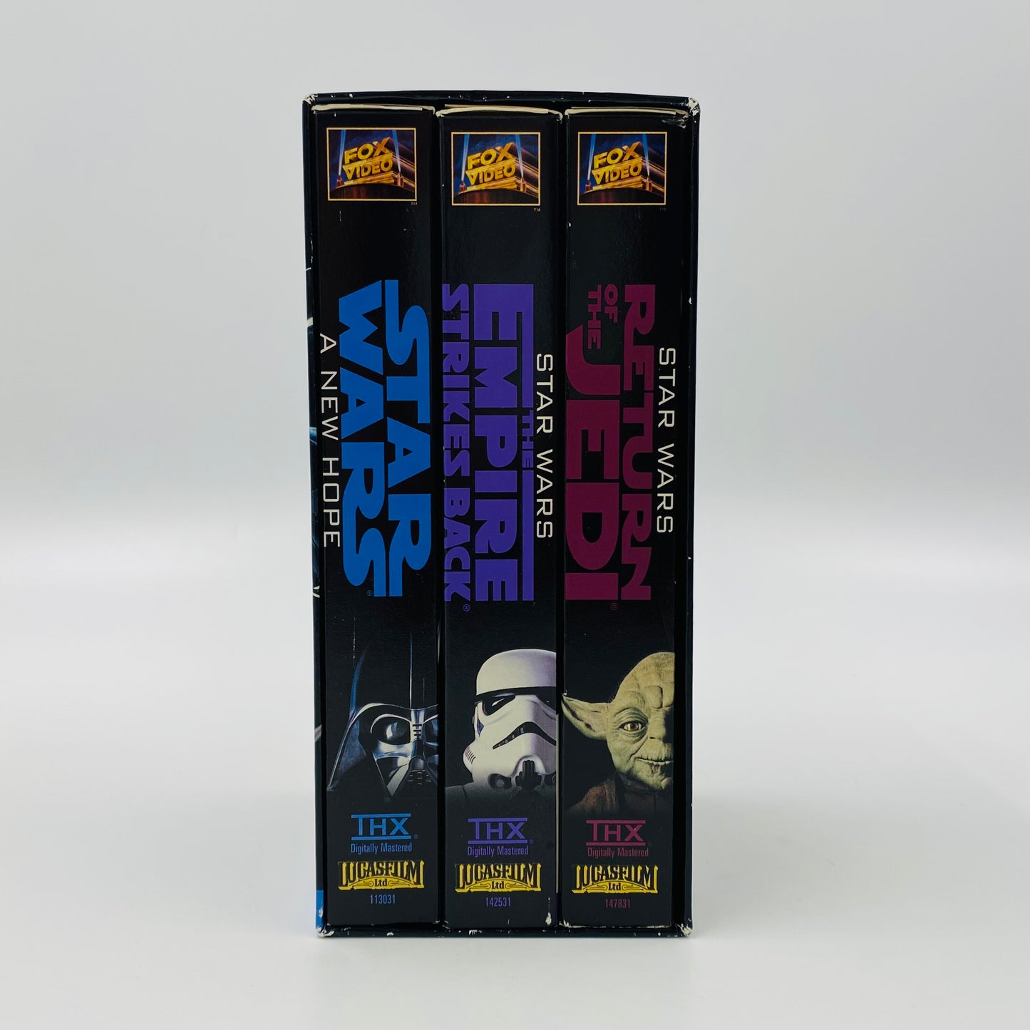 Star Wars Trilogy VHS tape box set (1995) 20th Century Fox Home Entertainment