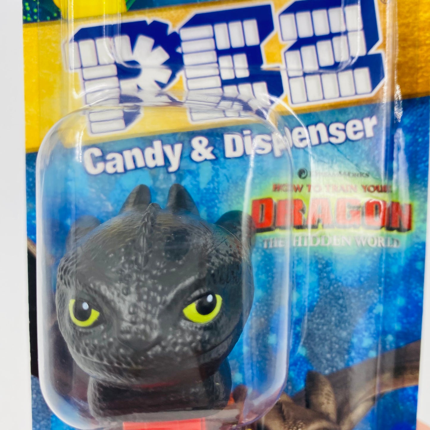 How to Train Your Dragon Toothless PEZ dispenser (2019) carded 7.5 Hungary