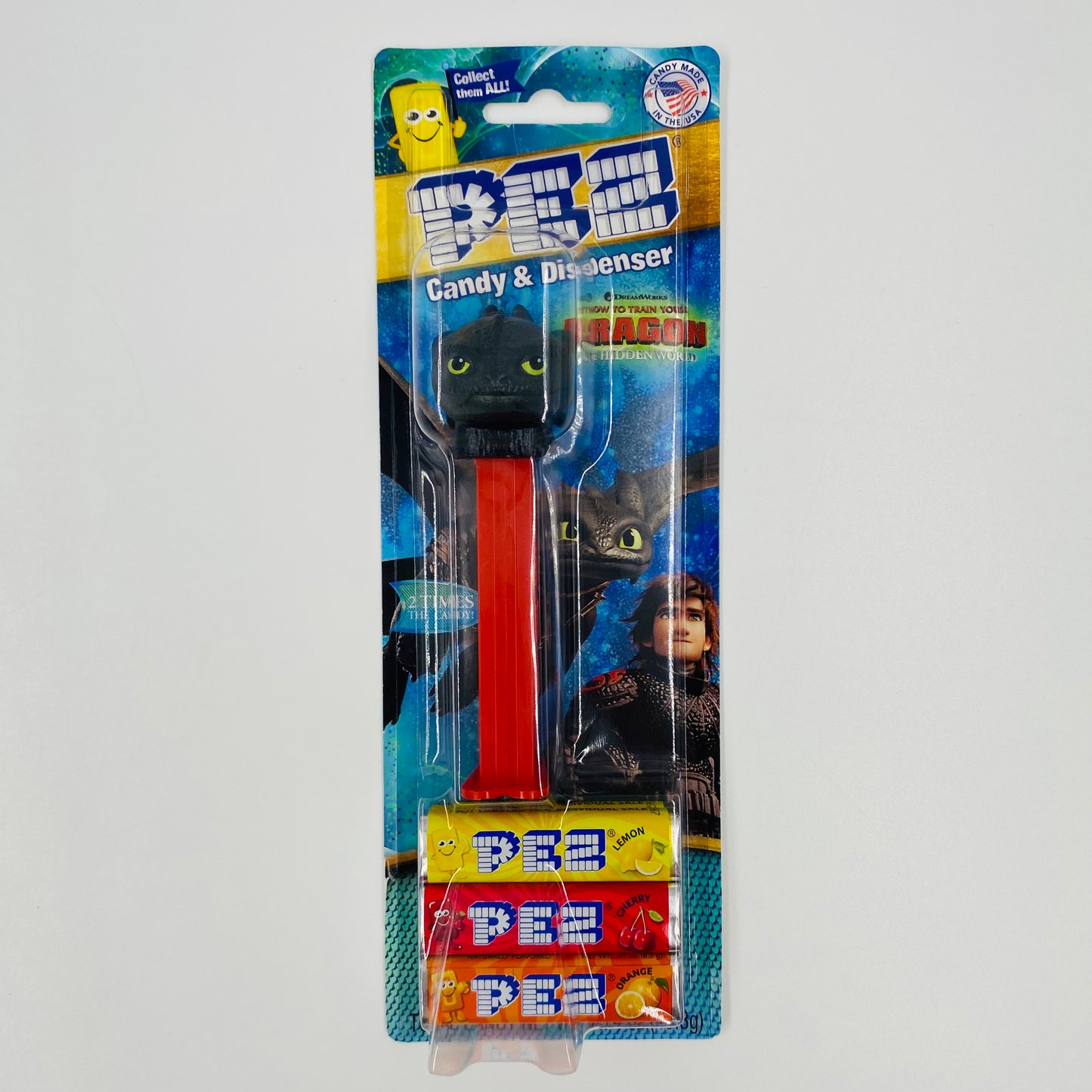 How to Train Your Dragon Toothless PEZ dispenser (2019) carded 7.5 Hungary