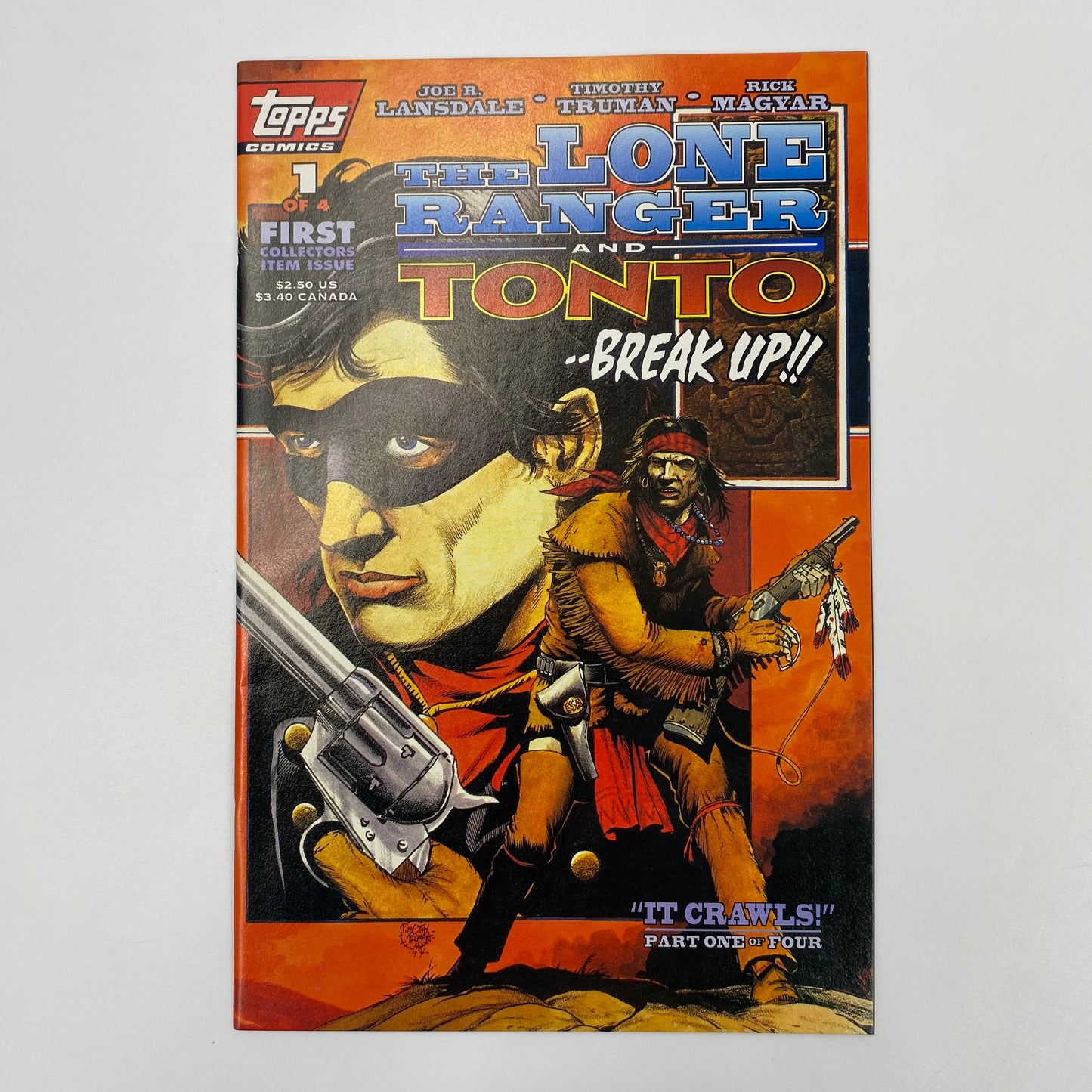 The Lone Ranger and Tonto It Crawls #1-4 (1994) Topps (FN, VF, VF, VF)