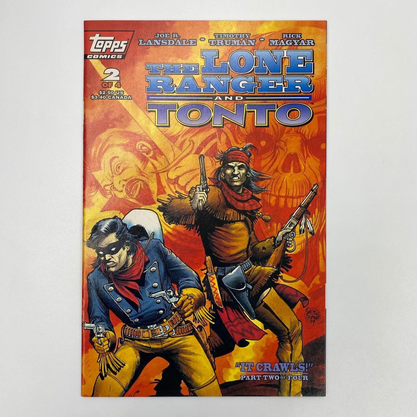 The Lone Ranger and Tonto It Crawls #1-4 (1994) Topps (FN, VF, VF, VF)