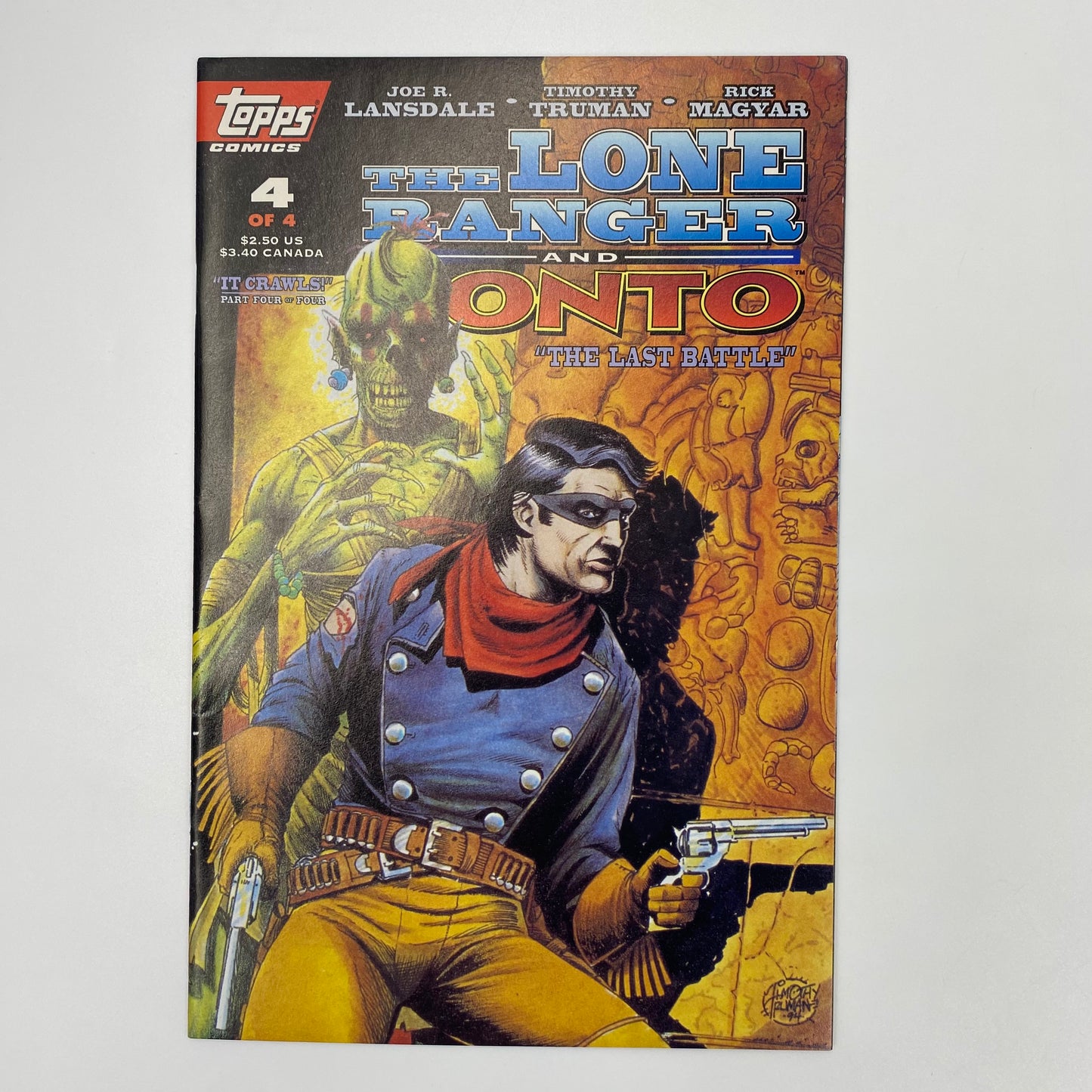 The Lone Ranger and Tonto It Crawls #1-4 (1994) Topps (FN, VF, VF, VF)