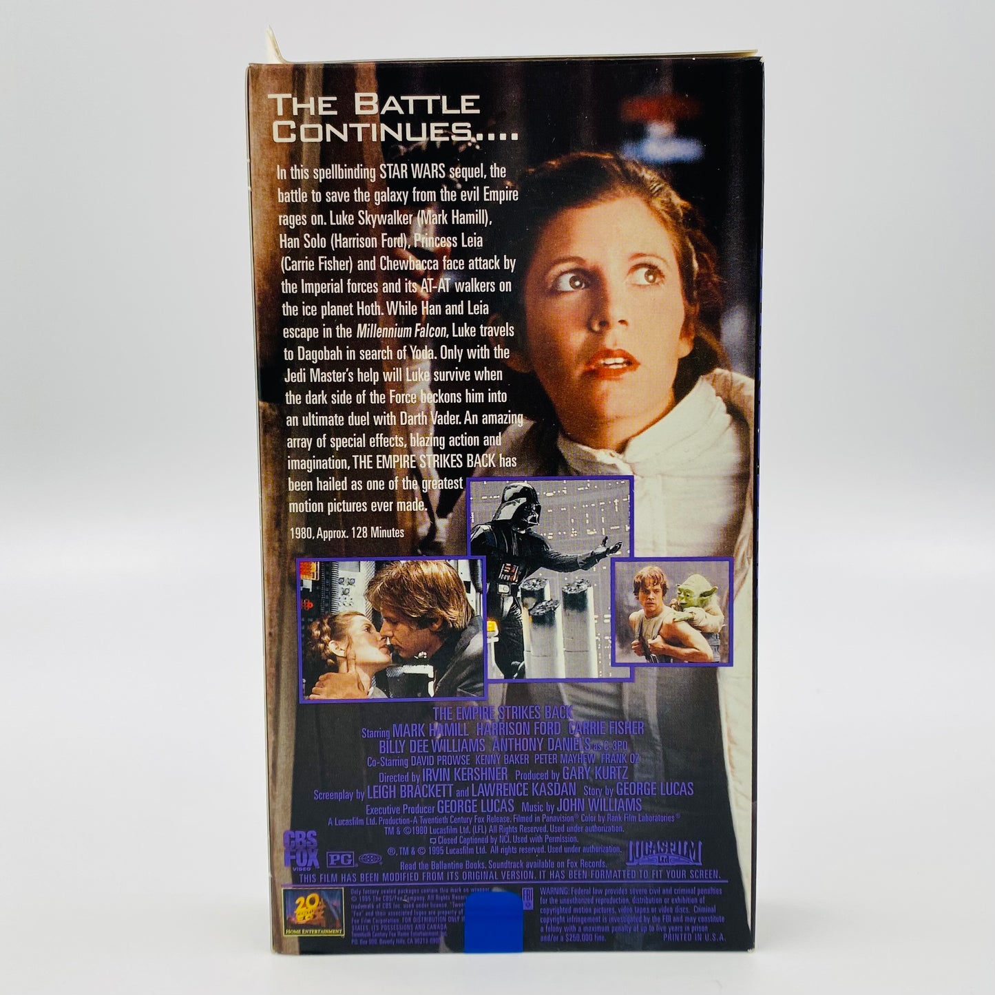 Star Wars Trilogy VHS tape box set (1995) 20th Century Fox Home Entertainment