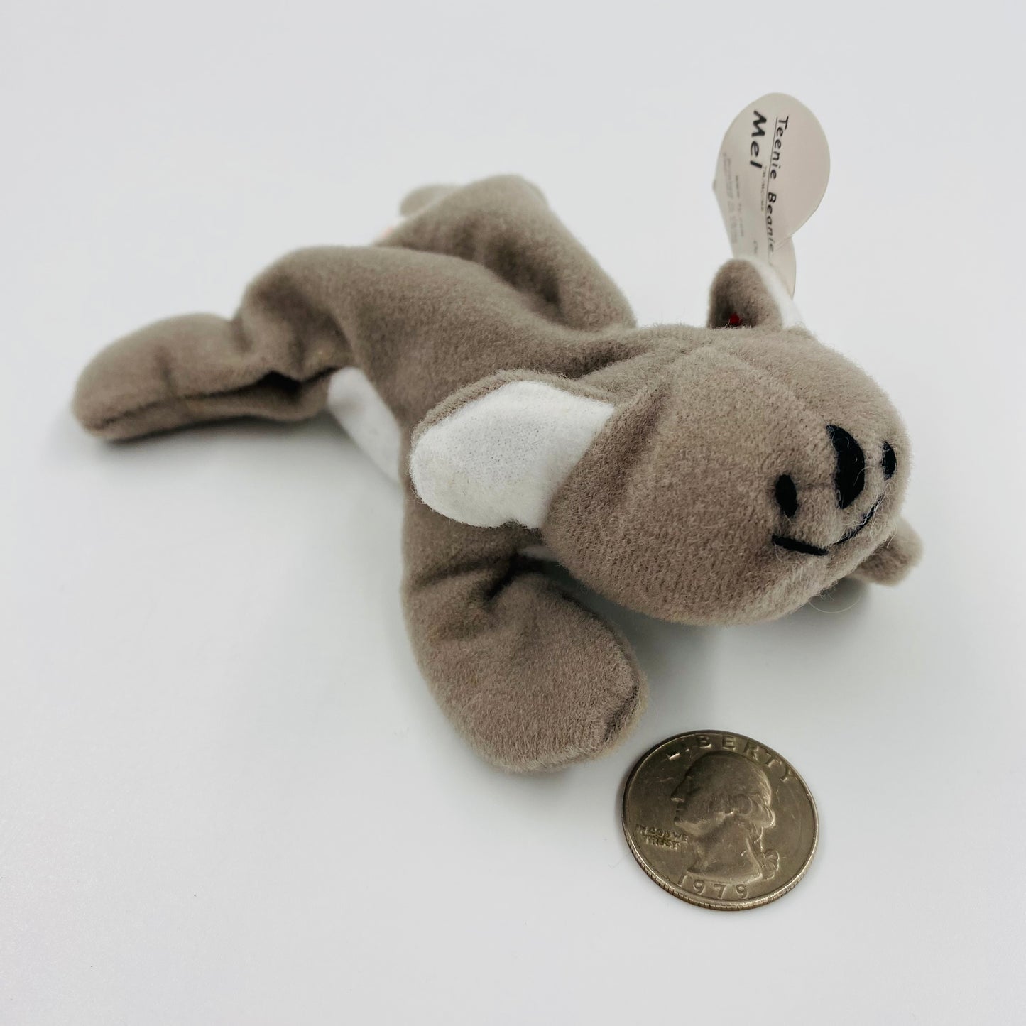 Teenie Beanie Babies Mel the Koala McDonald's Happy Meal bean bag plush toy animal (1998) loose