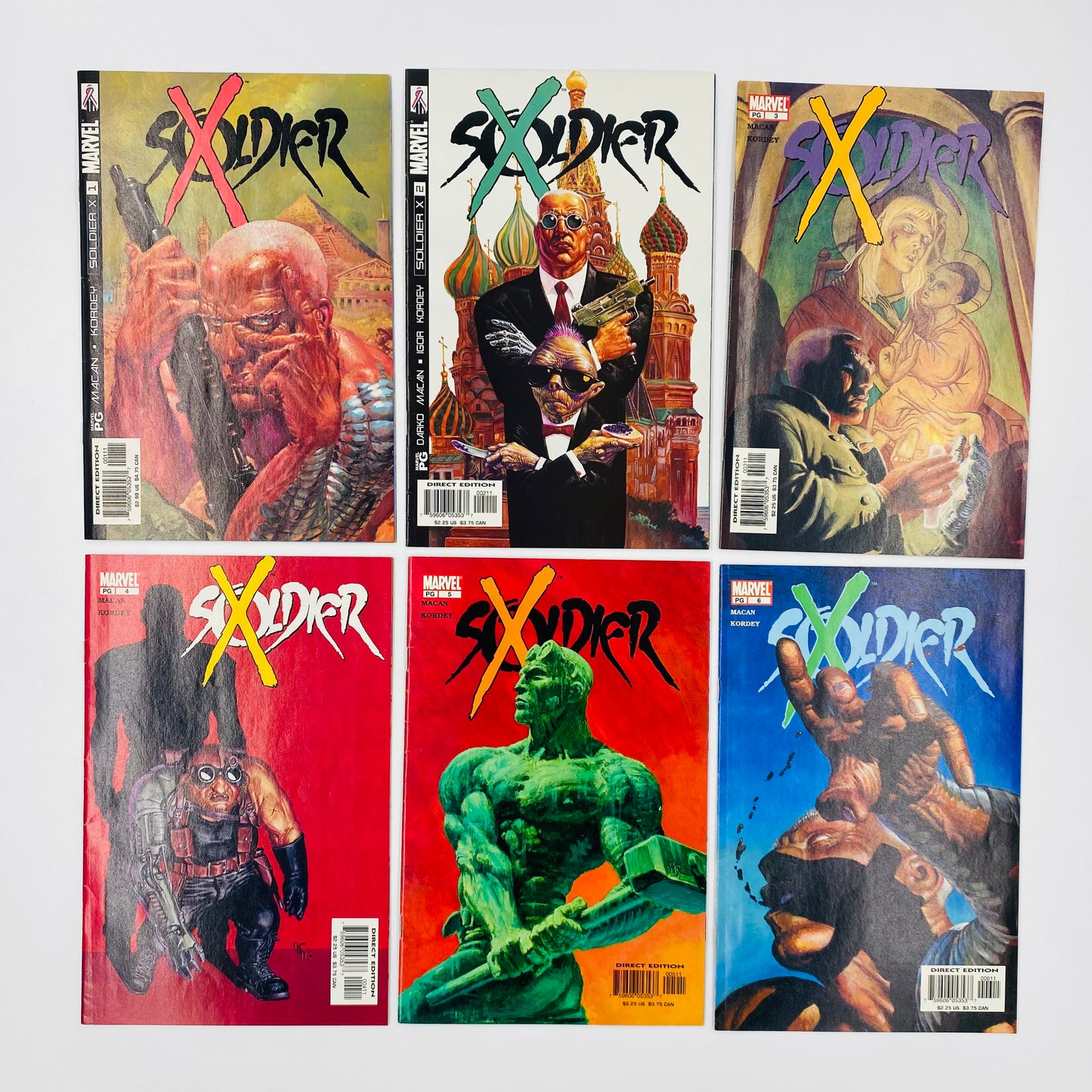 Soldier X #1-12 (2002-2003) Marvel