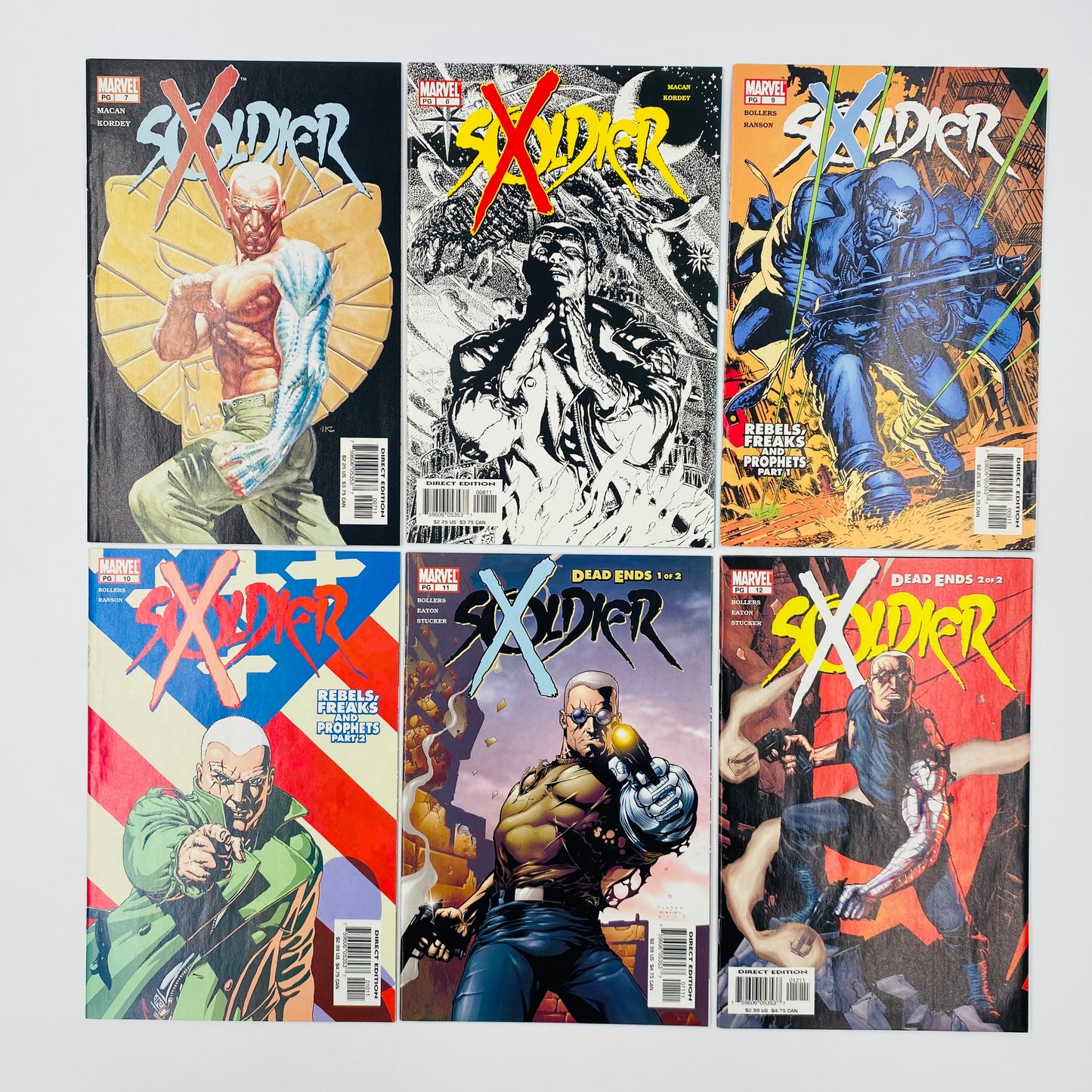 Soldier X #1-12 (2002-2003) Marvel