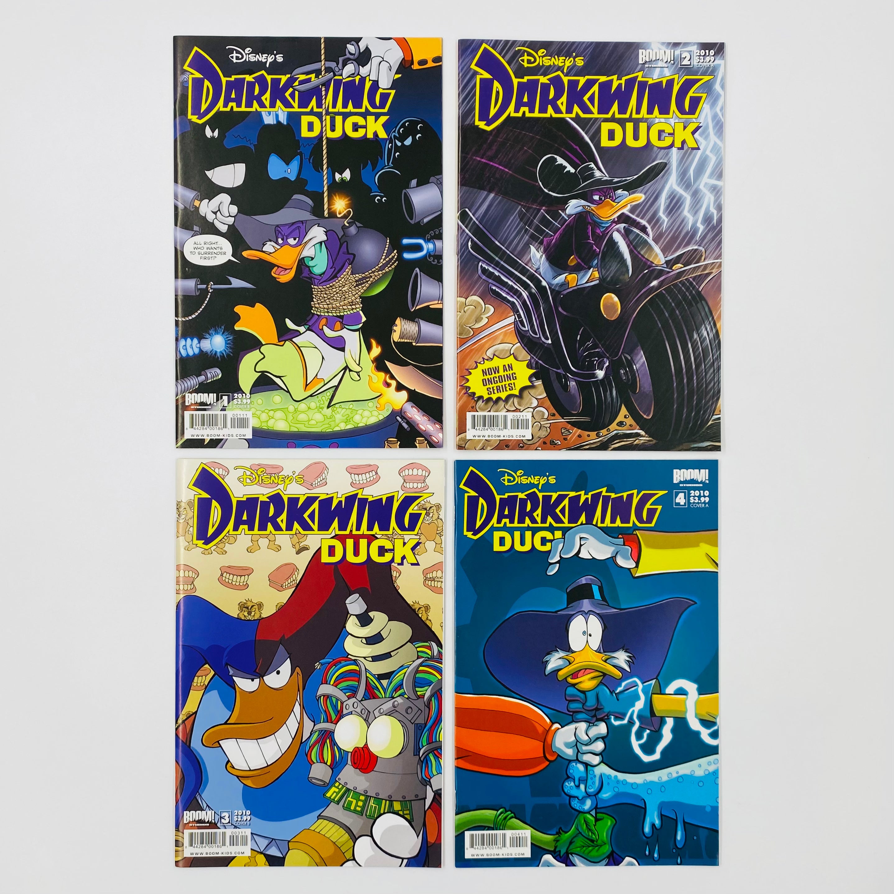 Darkwing Duck #1B, #2A, #3B, #4A (2010) BOOM! – Mom and Pop Culture ...