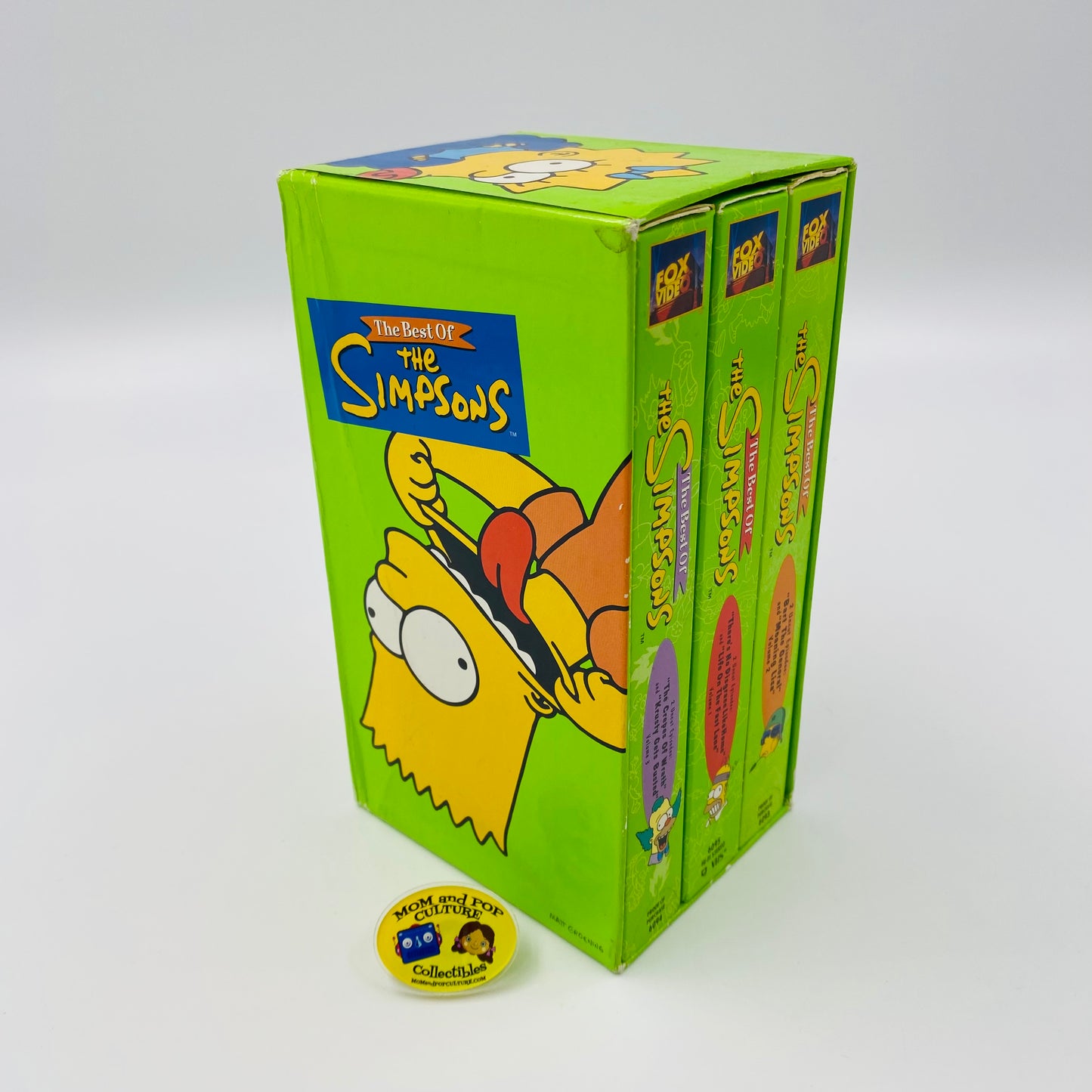The Best of the Simpsons volumes 1, 2 and 3 VHS tape box set (1997) 20th Century Fox Home Entertainment