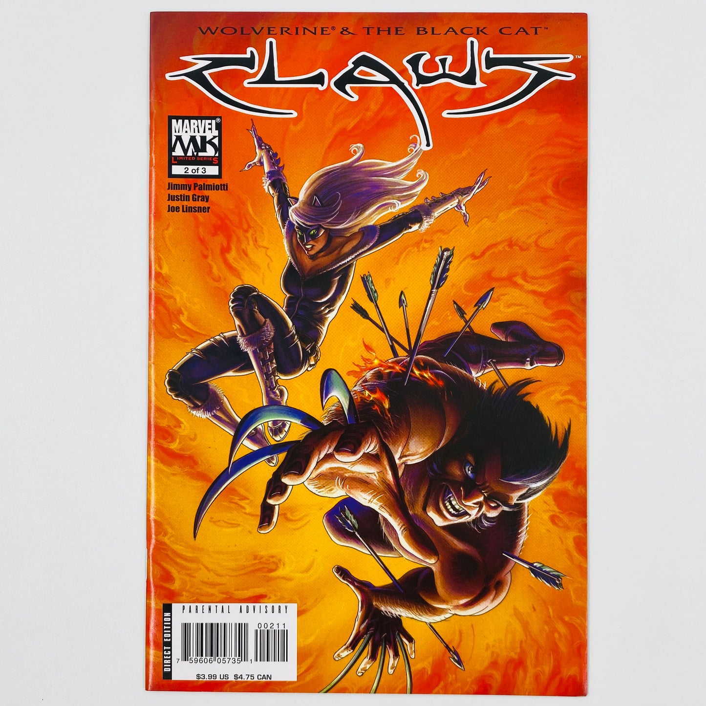 Claws starring Wolverine & Black Cat #1-3 (2006) Marvel Knights