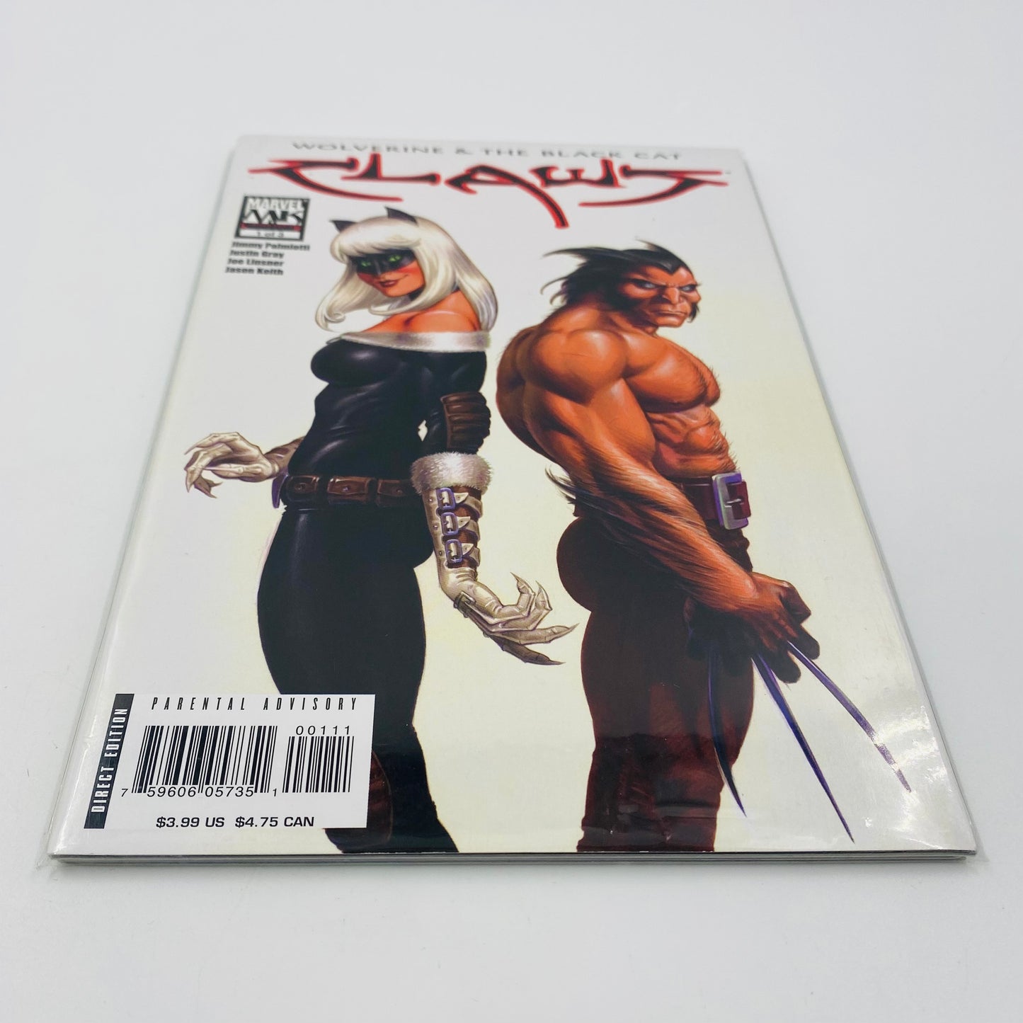 Claws starring Wolverine & Black Cat #1-3 (2006) Marvel Knights