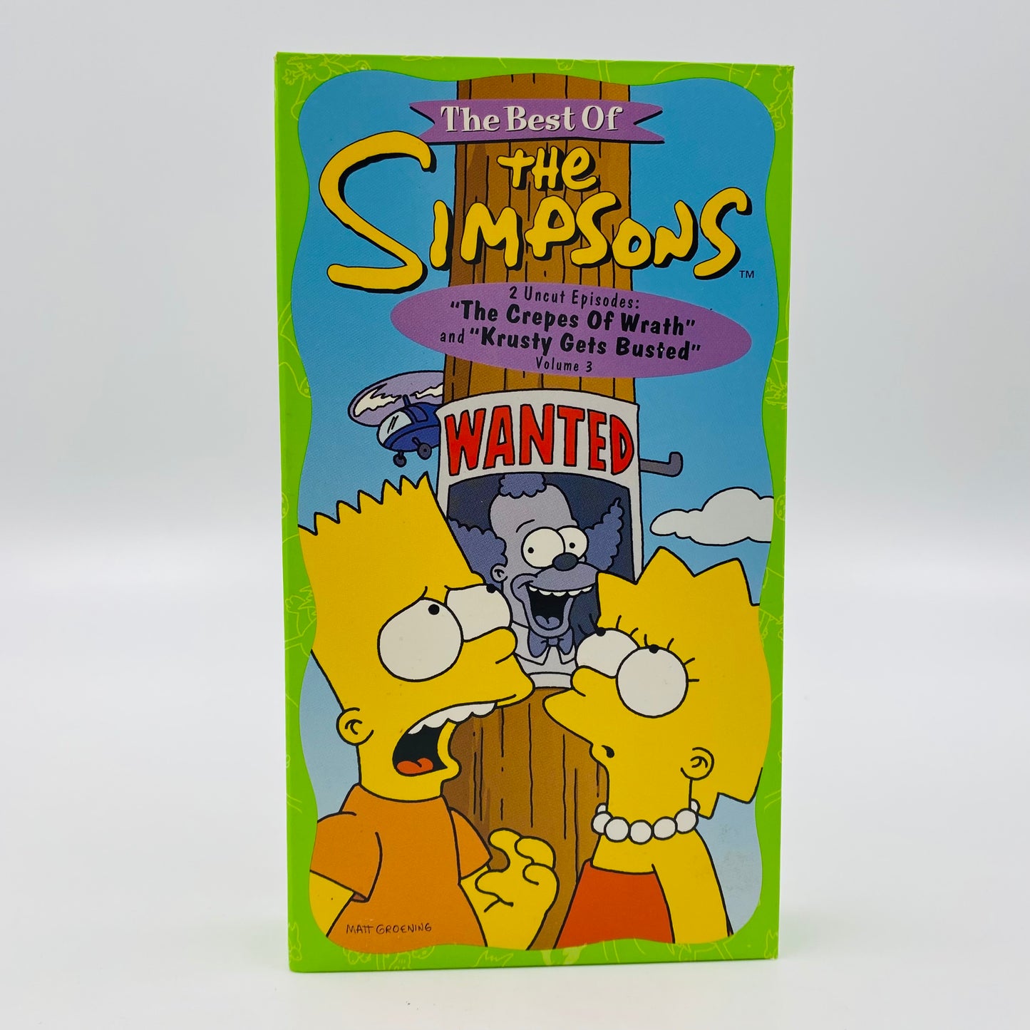 The Best of the Simpsons volumes 1, 2 and 3 VHS tape box set (1997) 20th Century Fox Home Entertainment