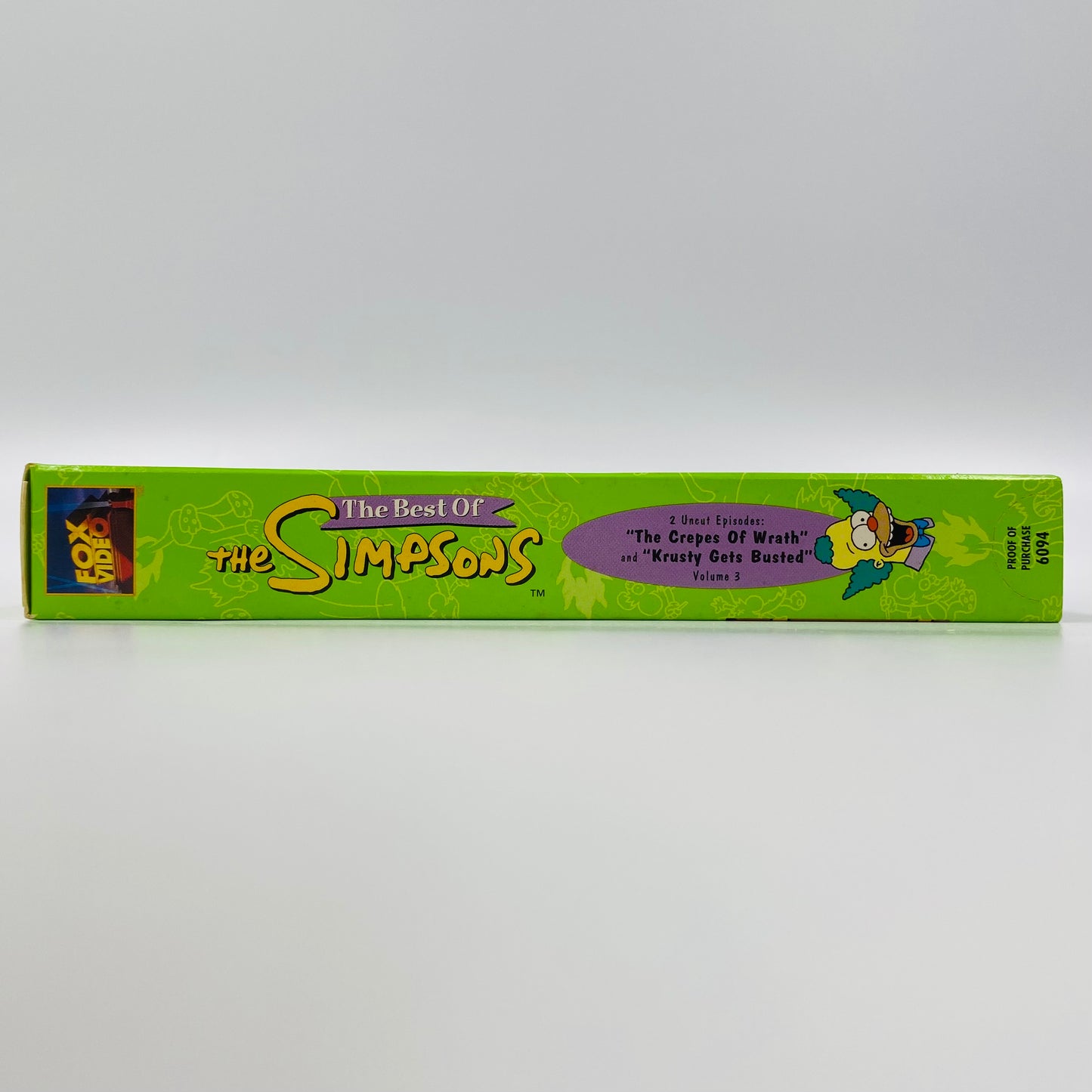 The Best of the Simpsons volumes 1, 2 and 3 VHS tape box set (1997) 20th Century Fox Home Entertainment