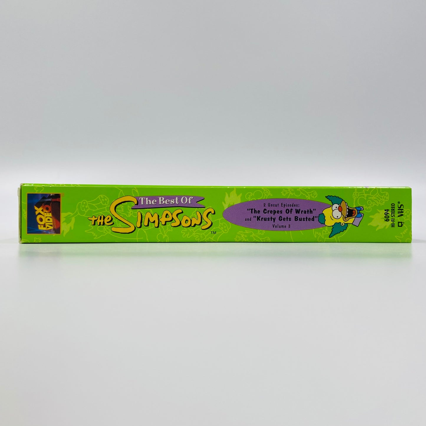 The Best of the Simpsons volumes 1, 2 and 3 VHS tape box set (1997) 20th Century Fox Home Entertainment