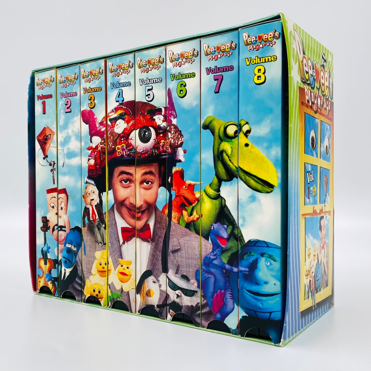 Pee Wee’s Playhouse Vol. 1-8 VHS tape box set (1996) MGM/UA Home Video