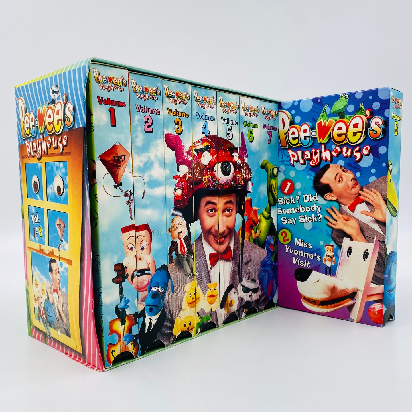 Pee Wee’s Playhouse Vol. 1-8 VHS tape box set (1996) MGM/UA Home Video