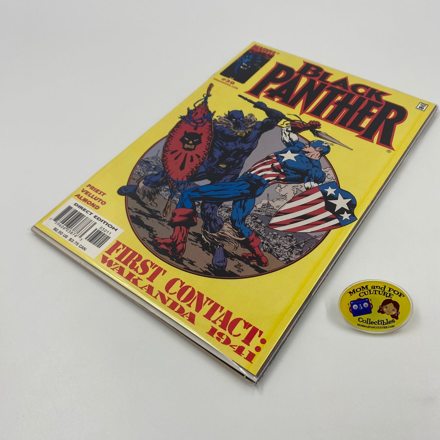 M&PC Marvel Comic Book FUN PACK: Captain America Steve Rogers