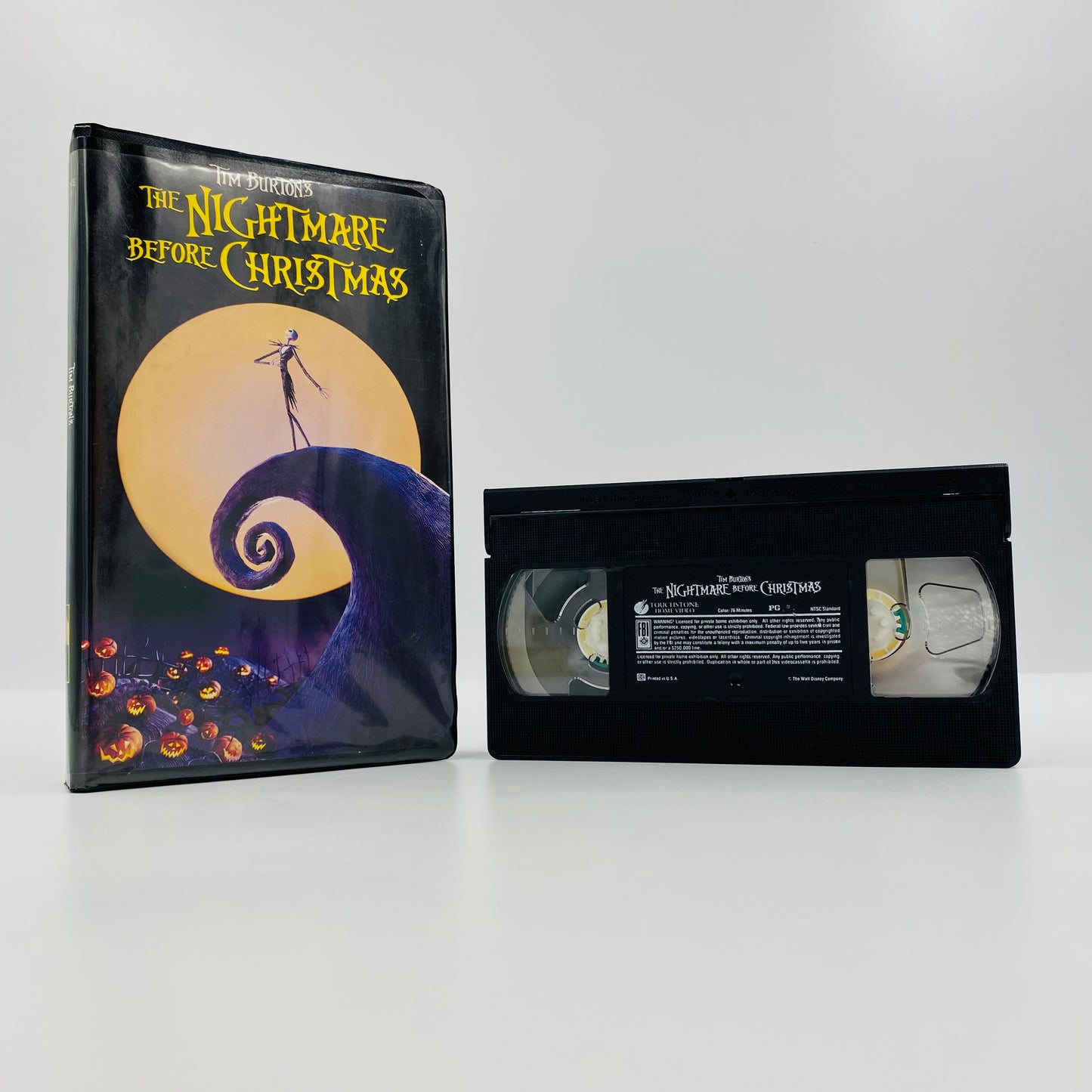 Nightmare Before Christmas VHS tape (1994) Touchstone Home Video