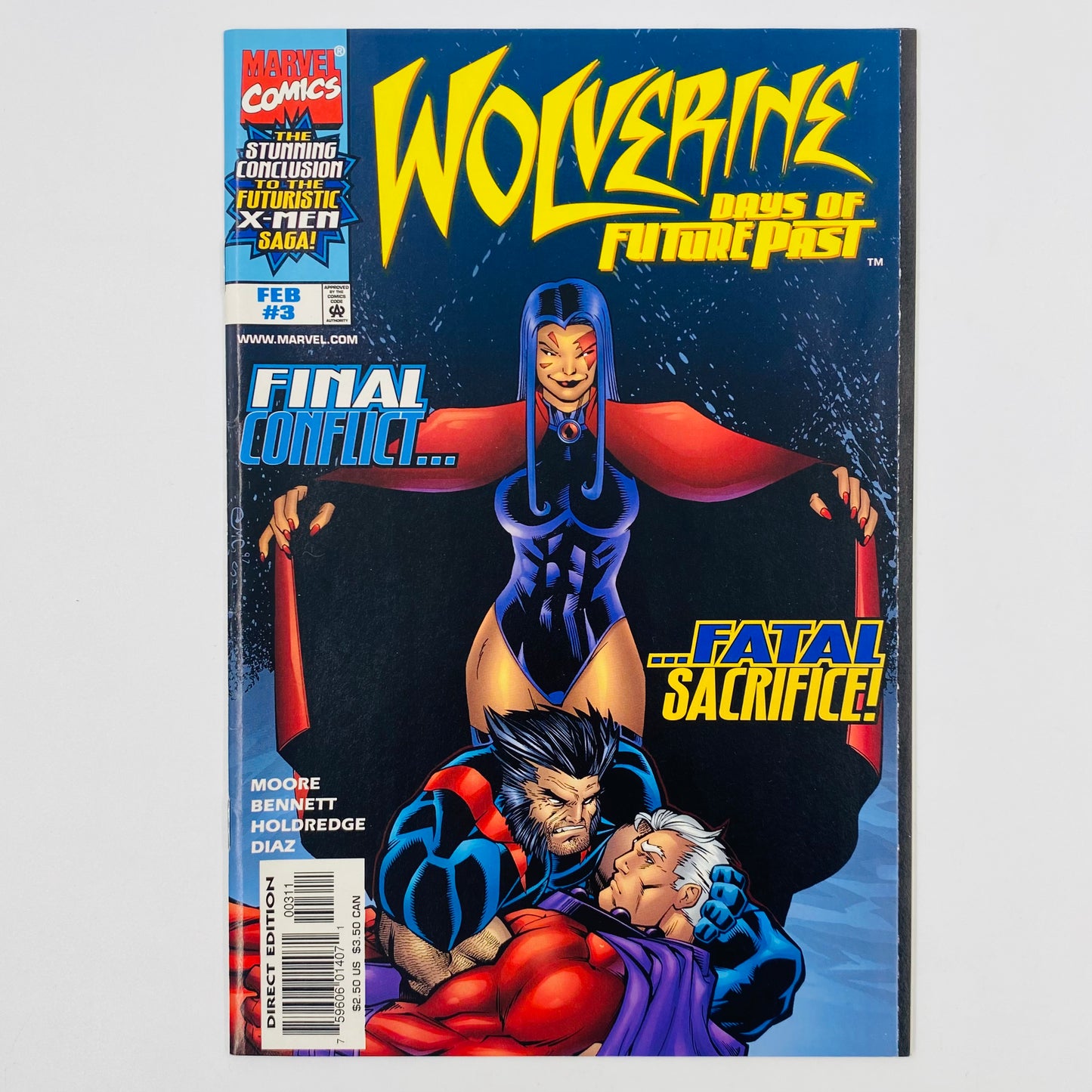 Wolverine Days of Future Past #1-3 (1997-1998) Marvel