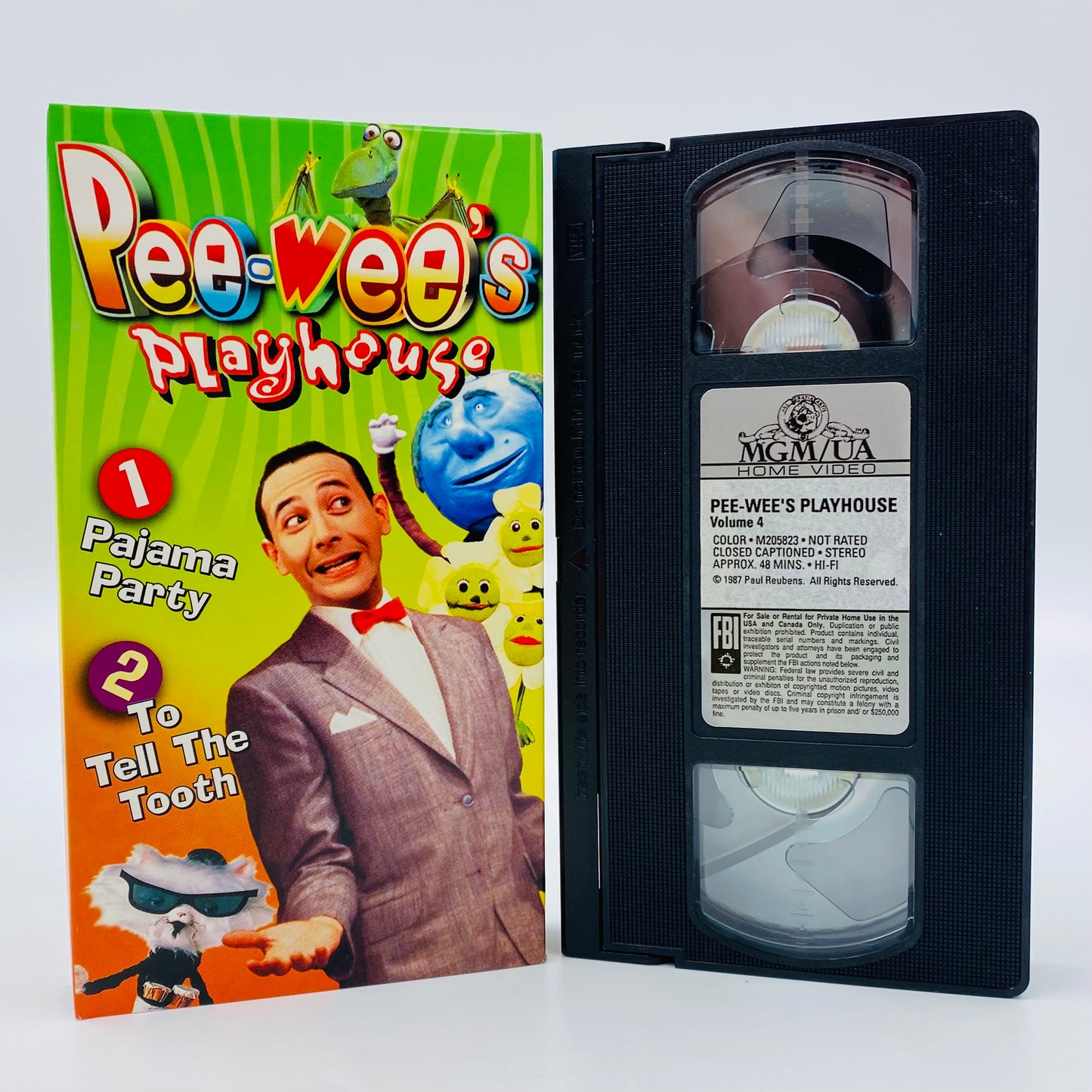 Pee Wee’s Playhouse Vol. 1-8 VHS tape box set (1996) MGM/UA Home Video