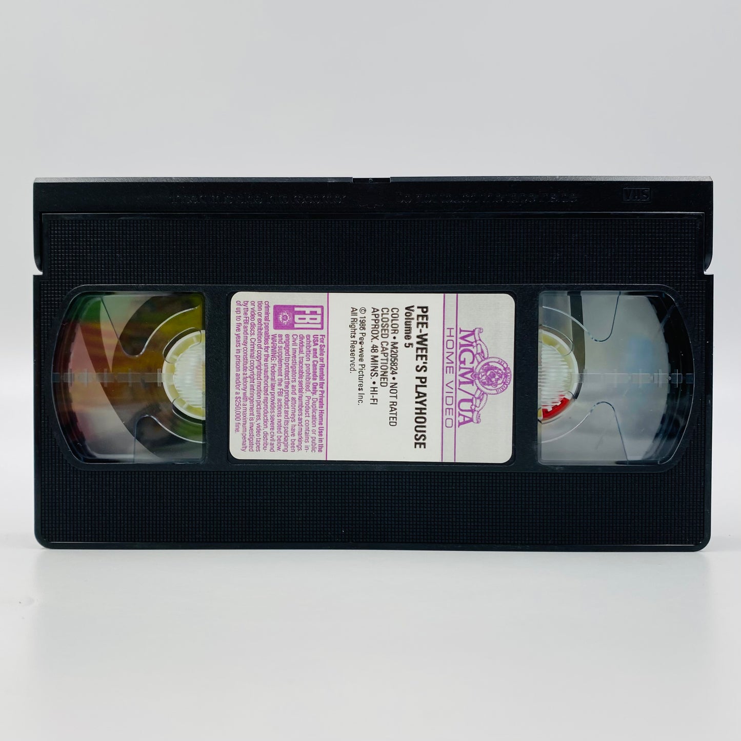 Pee Wee’s Playhouse Vol. 1-8 VHS tape box set (1996) MGM/UA Home Video