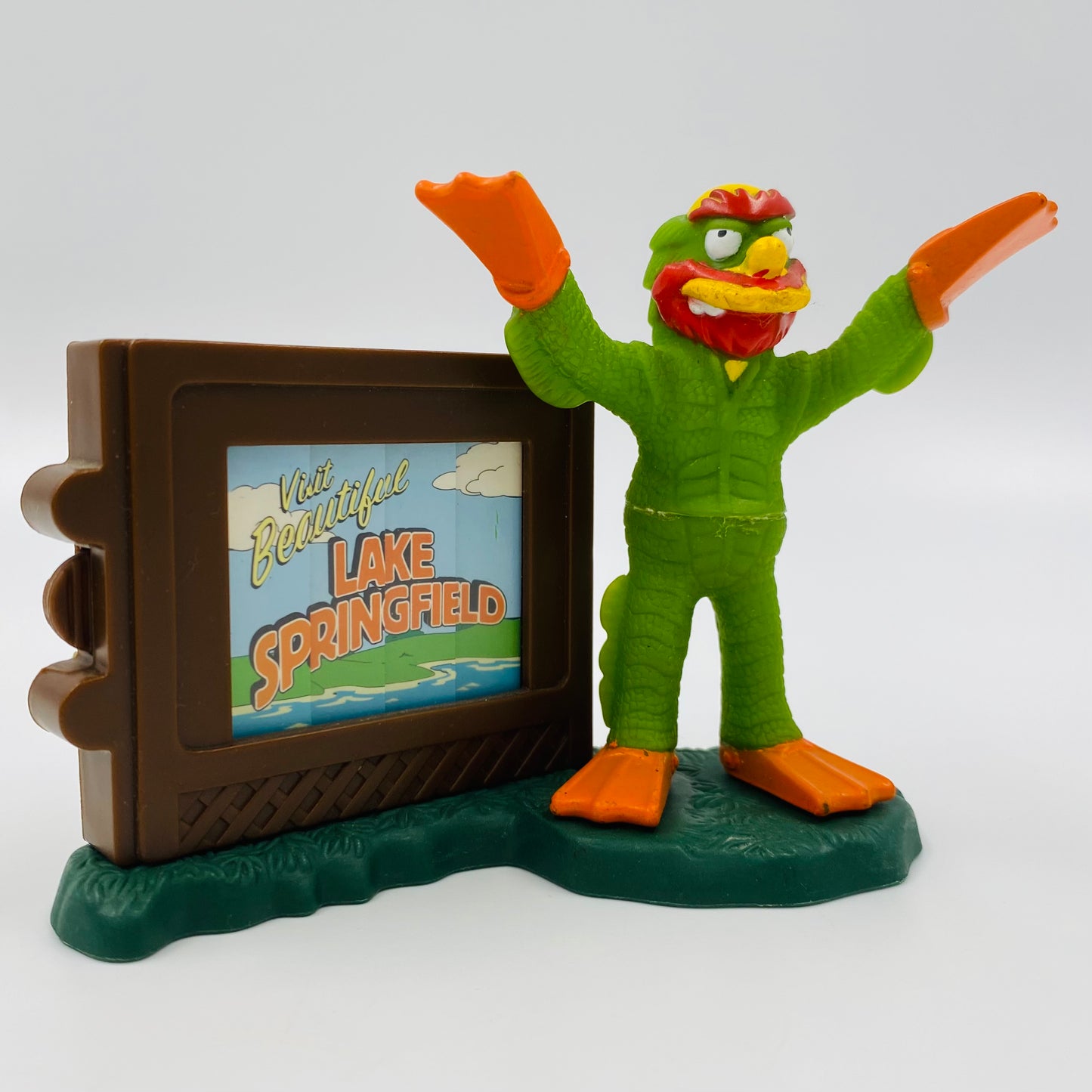 The Simpsons Creepy Classics Groundskeeper Willie Burger King Kids' Meals toy (2002) loose