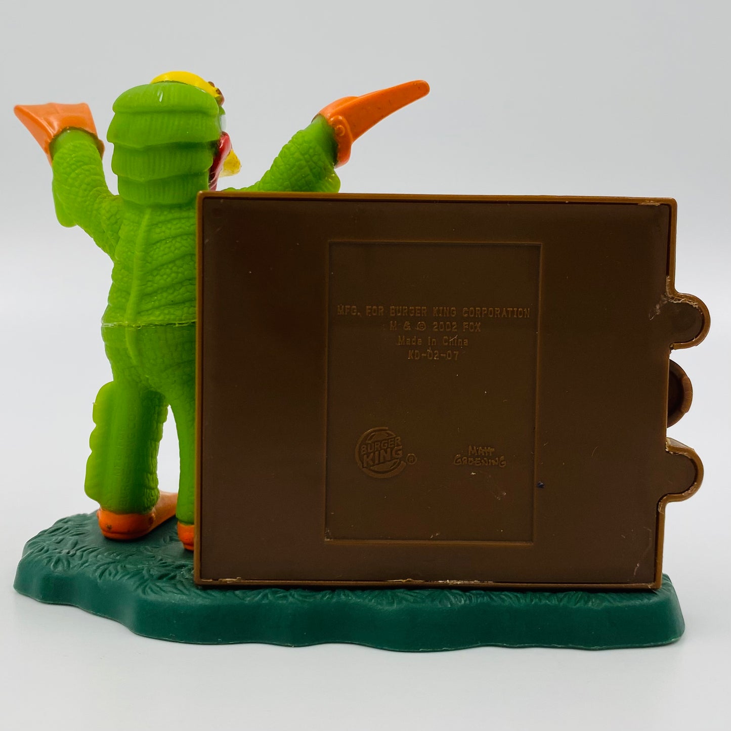 The Simpsons Creepy Classics Groundskeeper Willie Burger King Kids' Meals toy (2002) loose