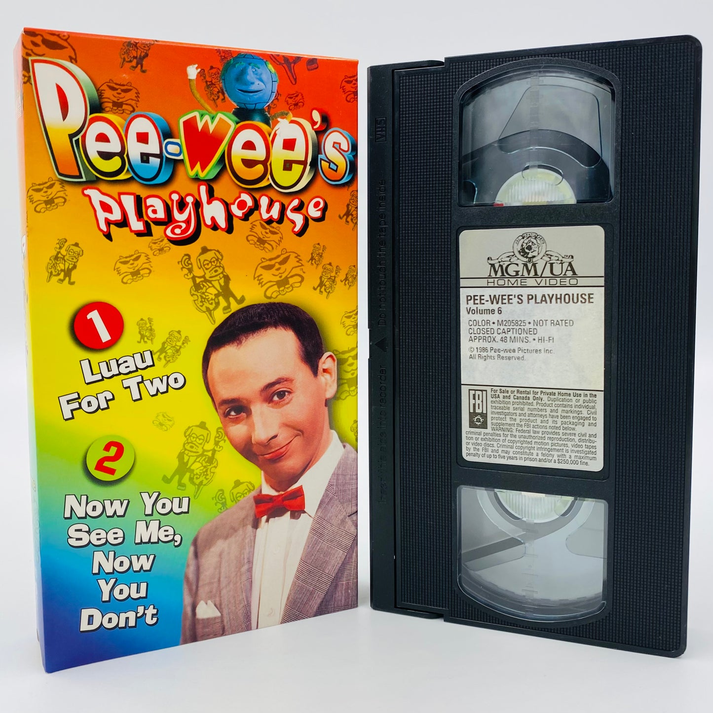 Pee Wee’s Playhouse Vol. 1-8 VHS tape box set (1996) MGM/UA Home Video