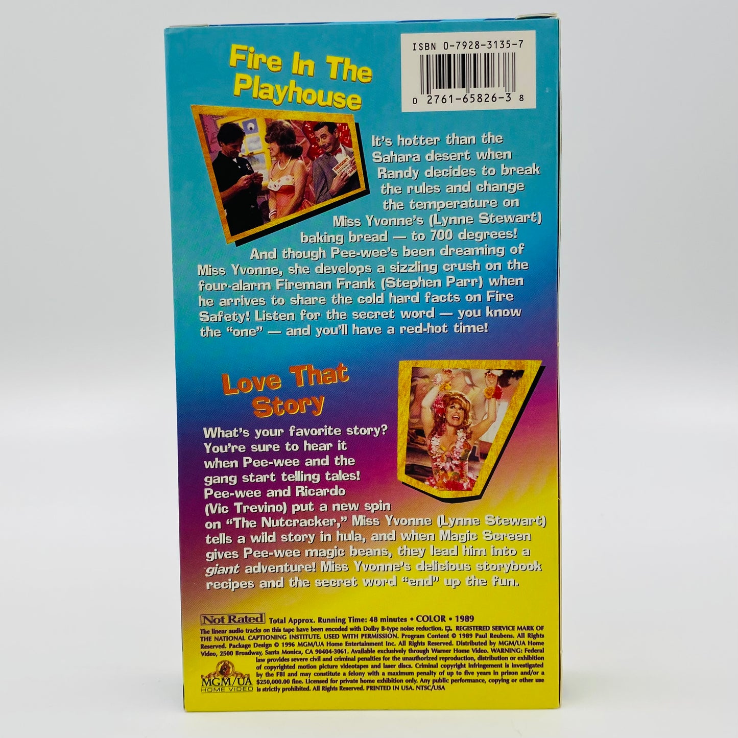 Pee Wee’s Playhouse Vol. 1-8 VHS tape box set (1996) MGM/UA Home Video