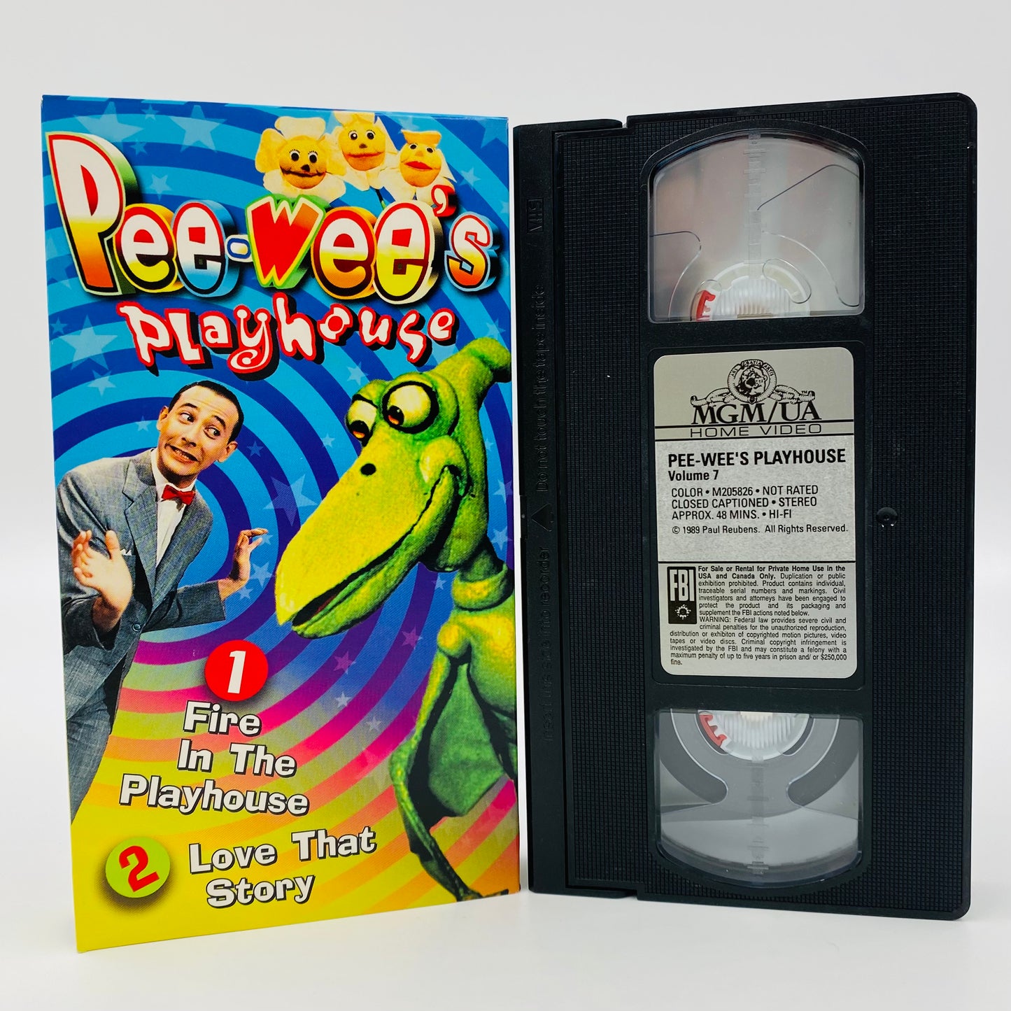 Pee Wee’s Playhouse Vol. 1-8 VHS tape box set (1996) MGM/UA Home Video