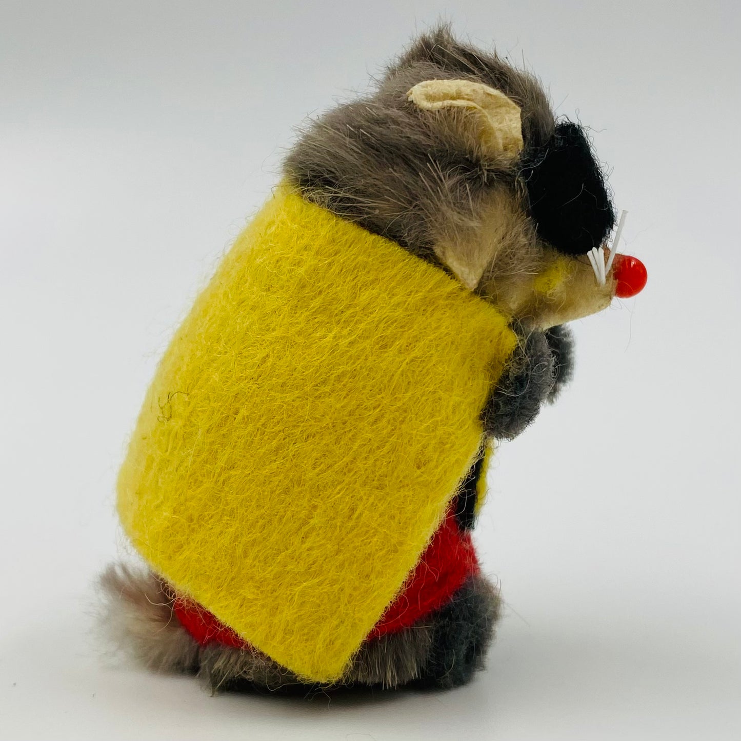 Original Fur Animals W Germany 2” Mouse in CUSTOM Robin costume (1990’s)