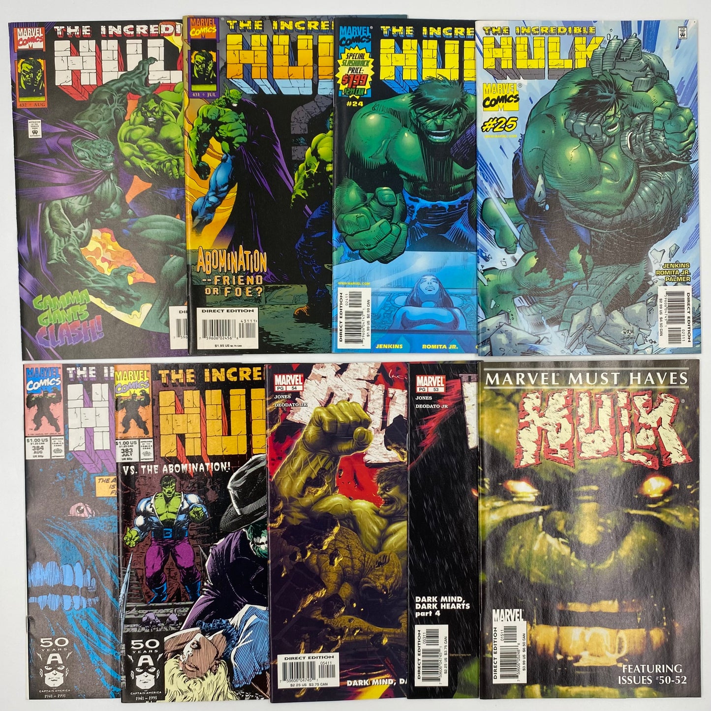 M&PC Marvel Comic Book FUN PACK: Hulk VS Abomination