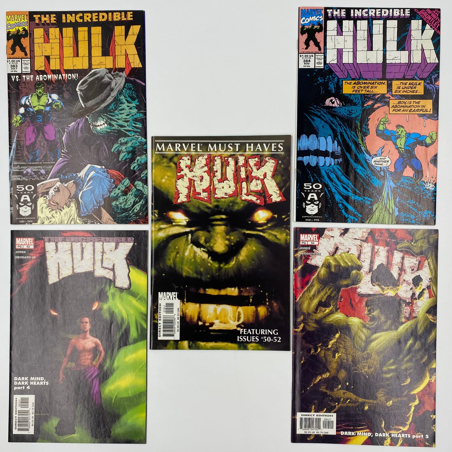 M&PC Marvel Comic Book FUN PACK: Hulk VS Abomination