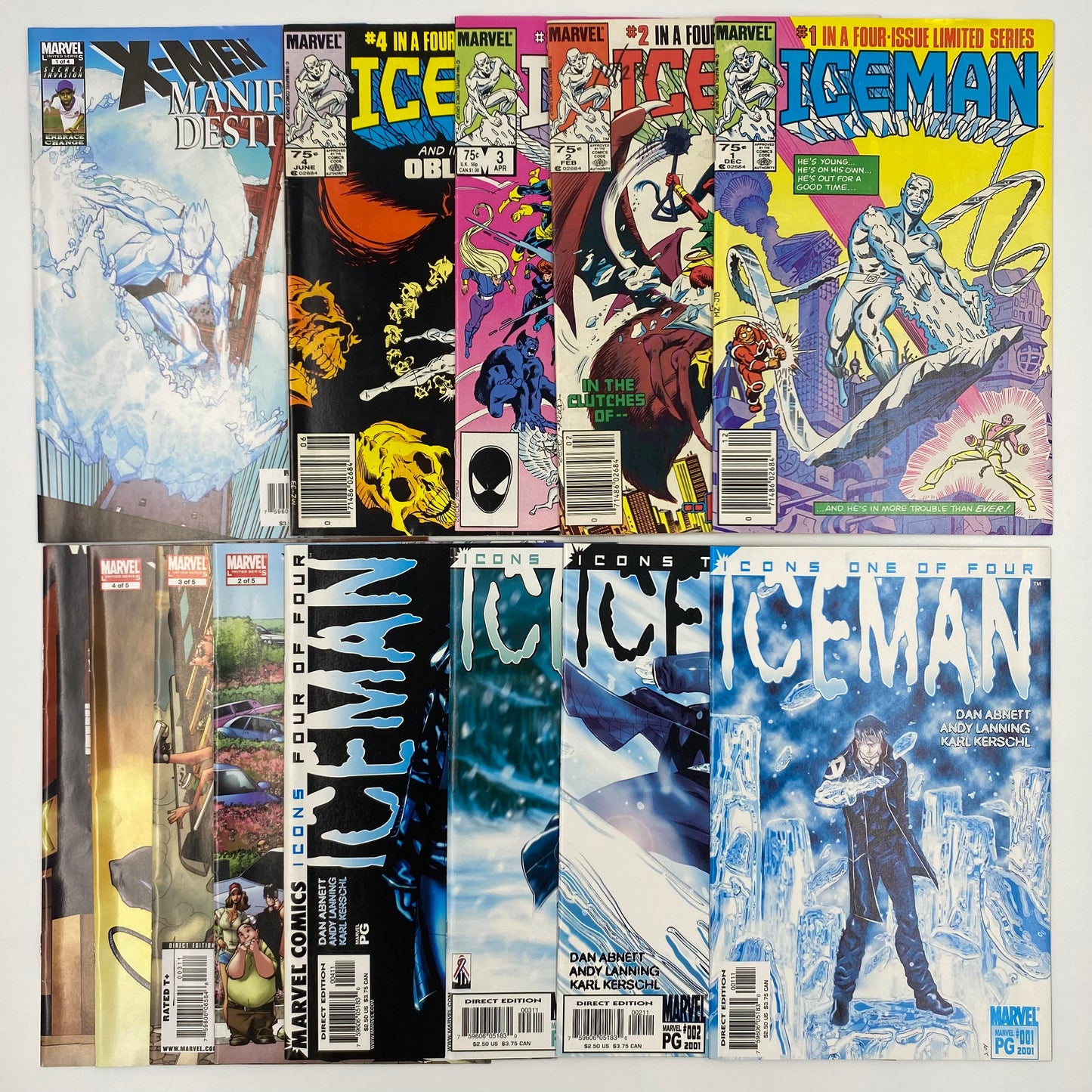 M&PC Marvel Comic Book FUN PACK: Iceman