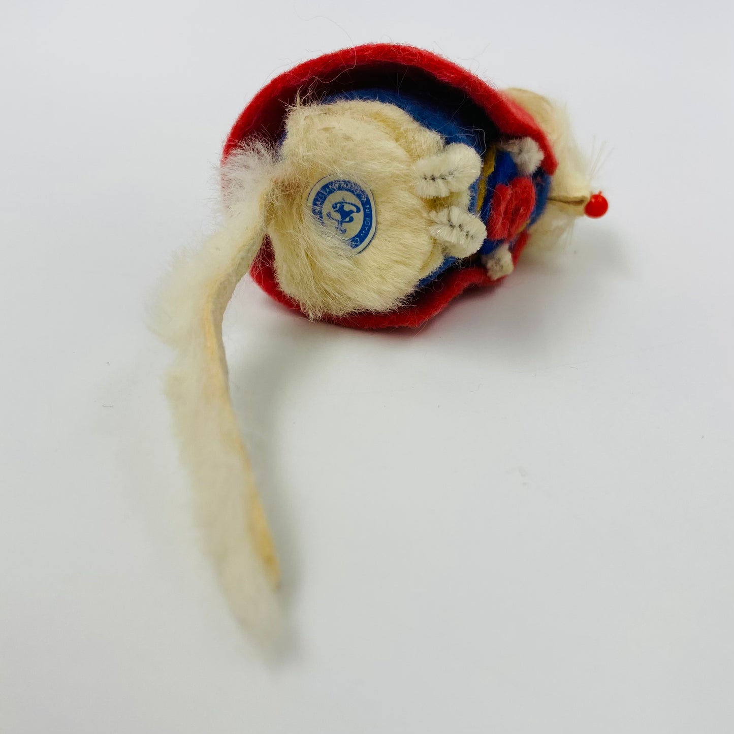 Original Fur Animals W Germany 2” Mouse in CUSTOM Superman costume (1990’s)