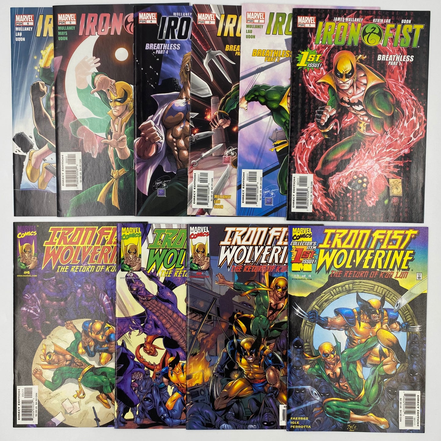 M&PC Marvel Comic Book MEGA FUN PACK: Iron Fist